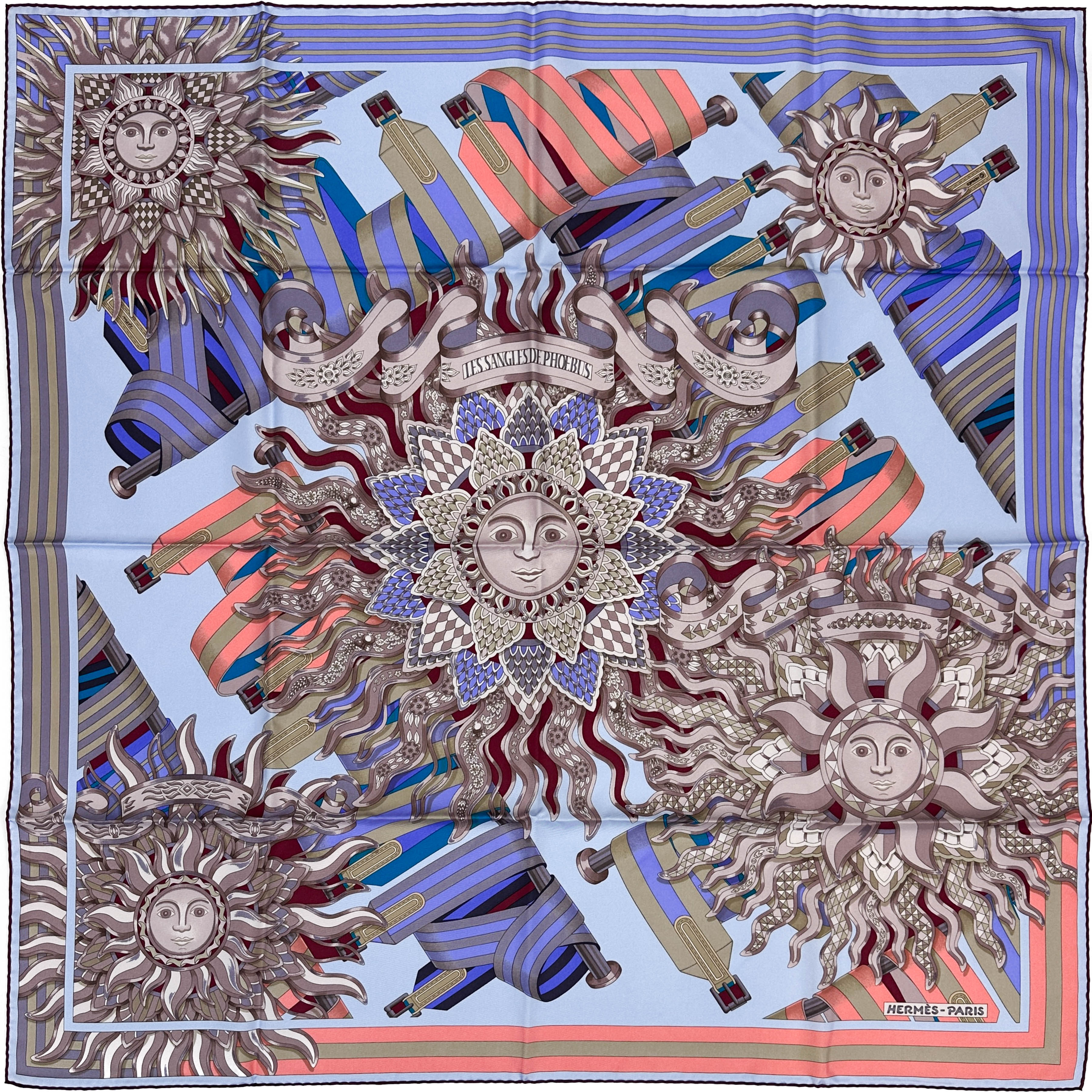 Hermès Les Sangles de Phoebus 90