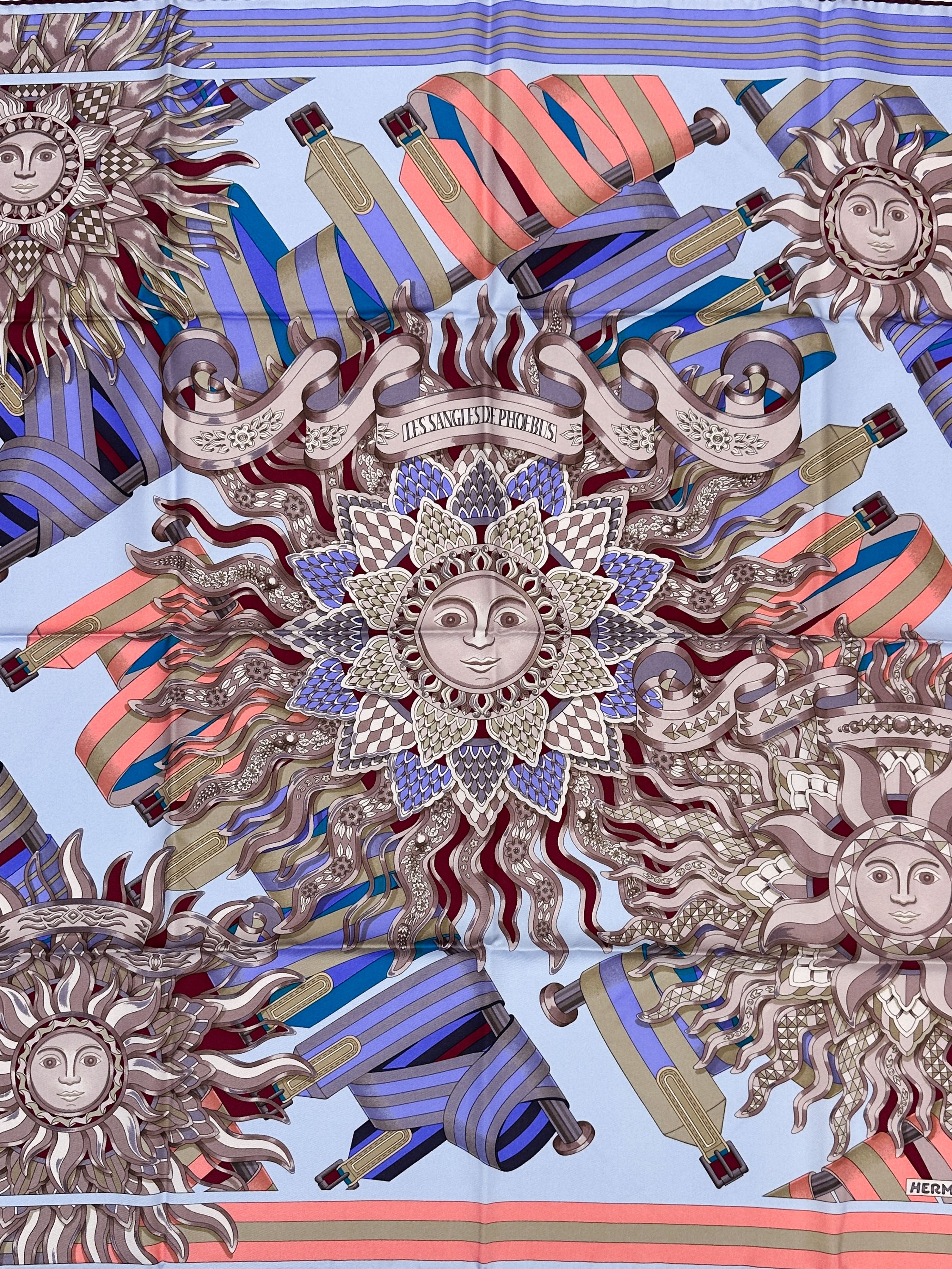 Hermès Les Sangles de Phoebus 90