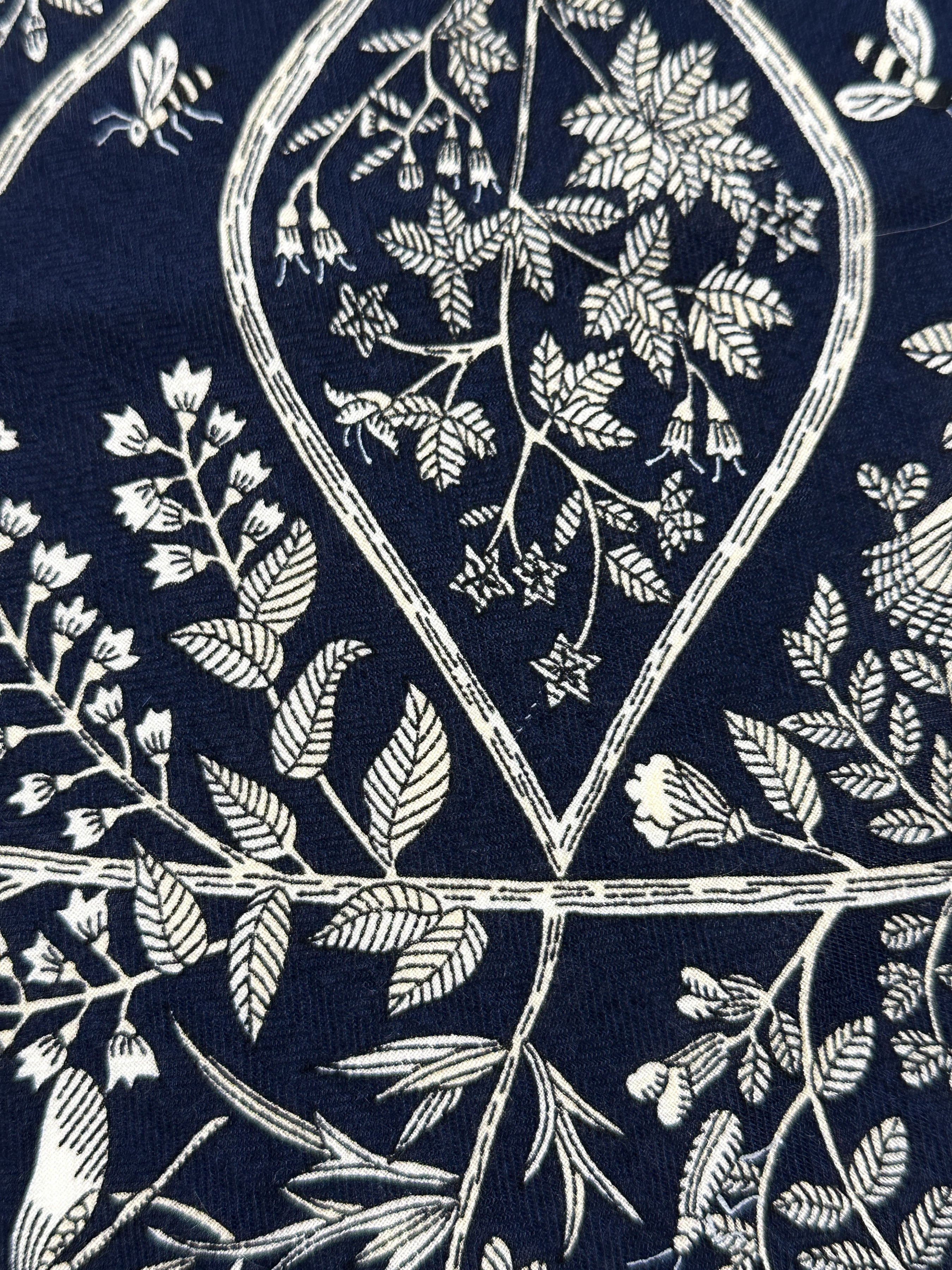 Hermès Plantes Officinales Cashmere Silk Giant Triangle