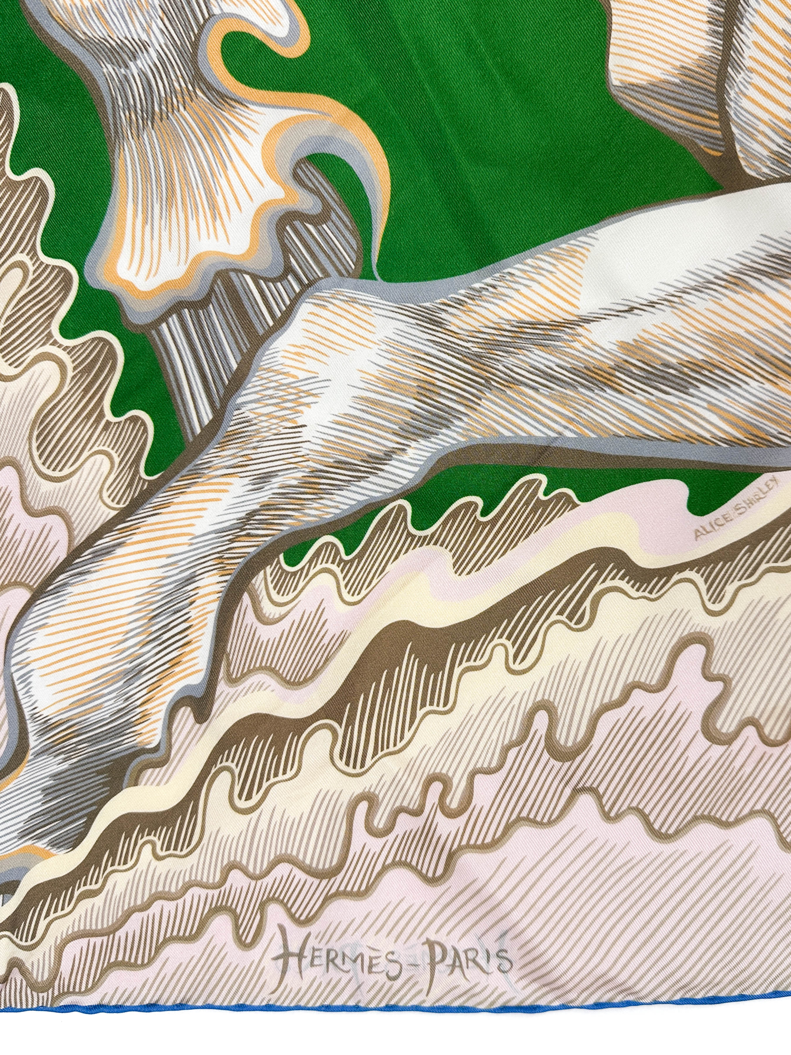 Hermès Cheval Sirene Double Face 90