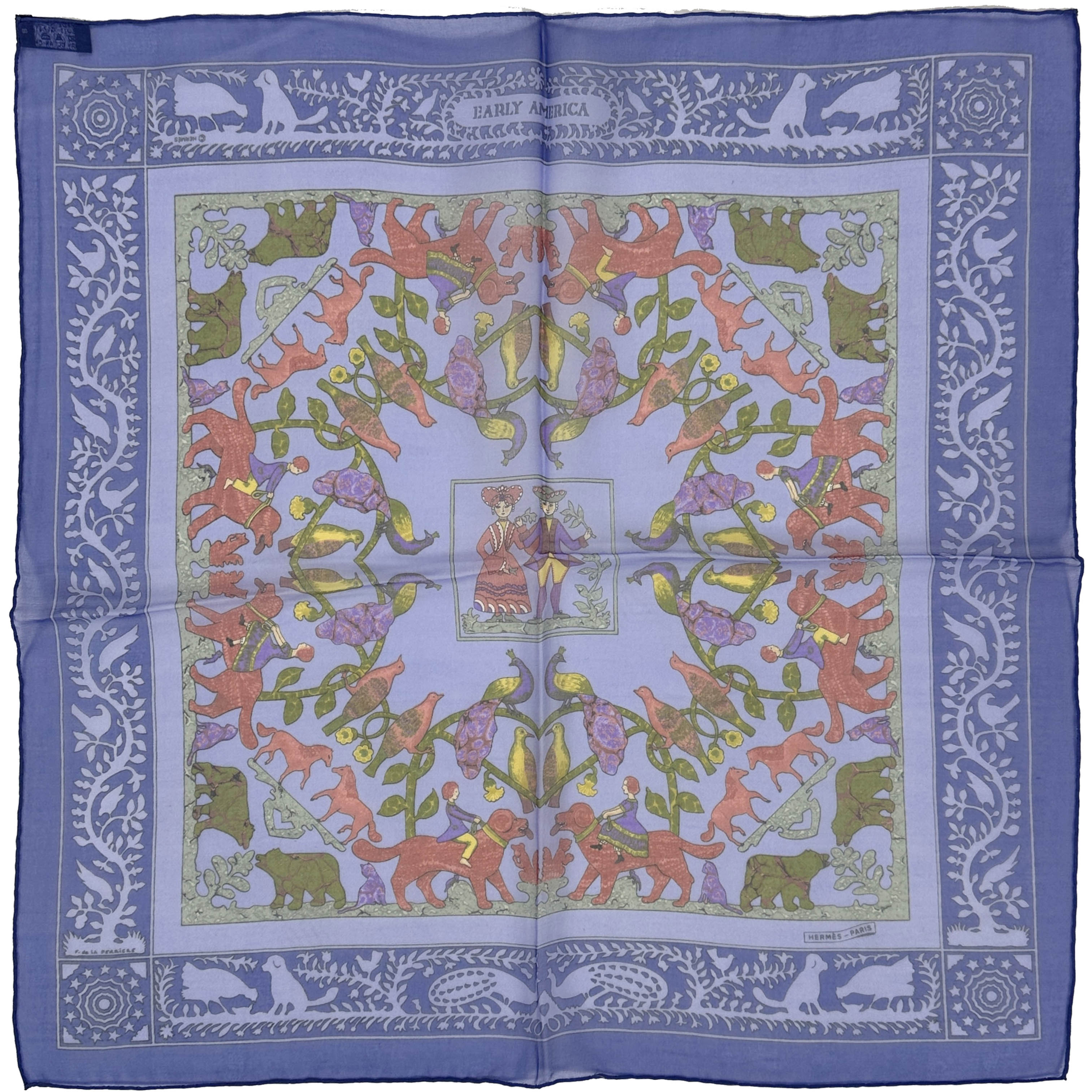 Hermès Early America Mousseline 45
