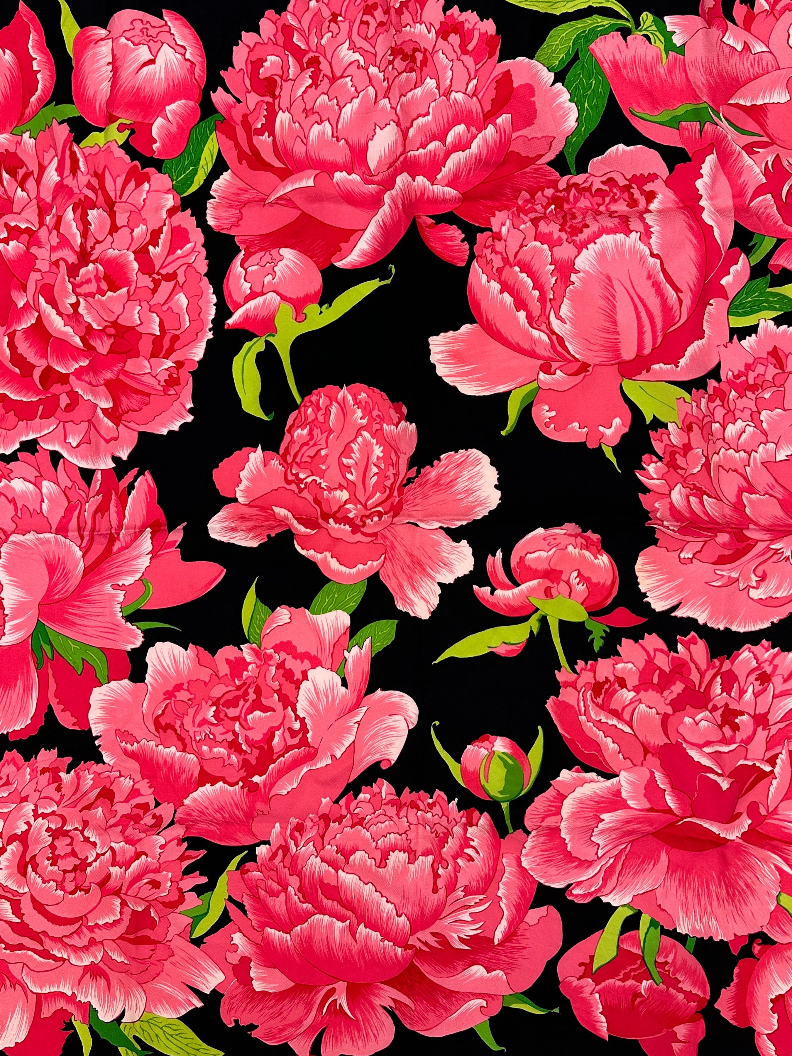 Hermès Les Pivoines 90