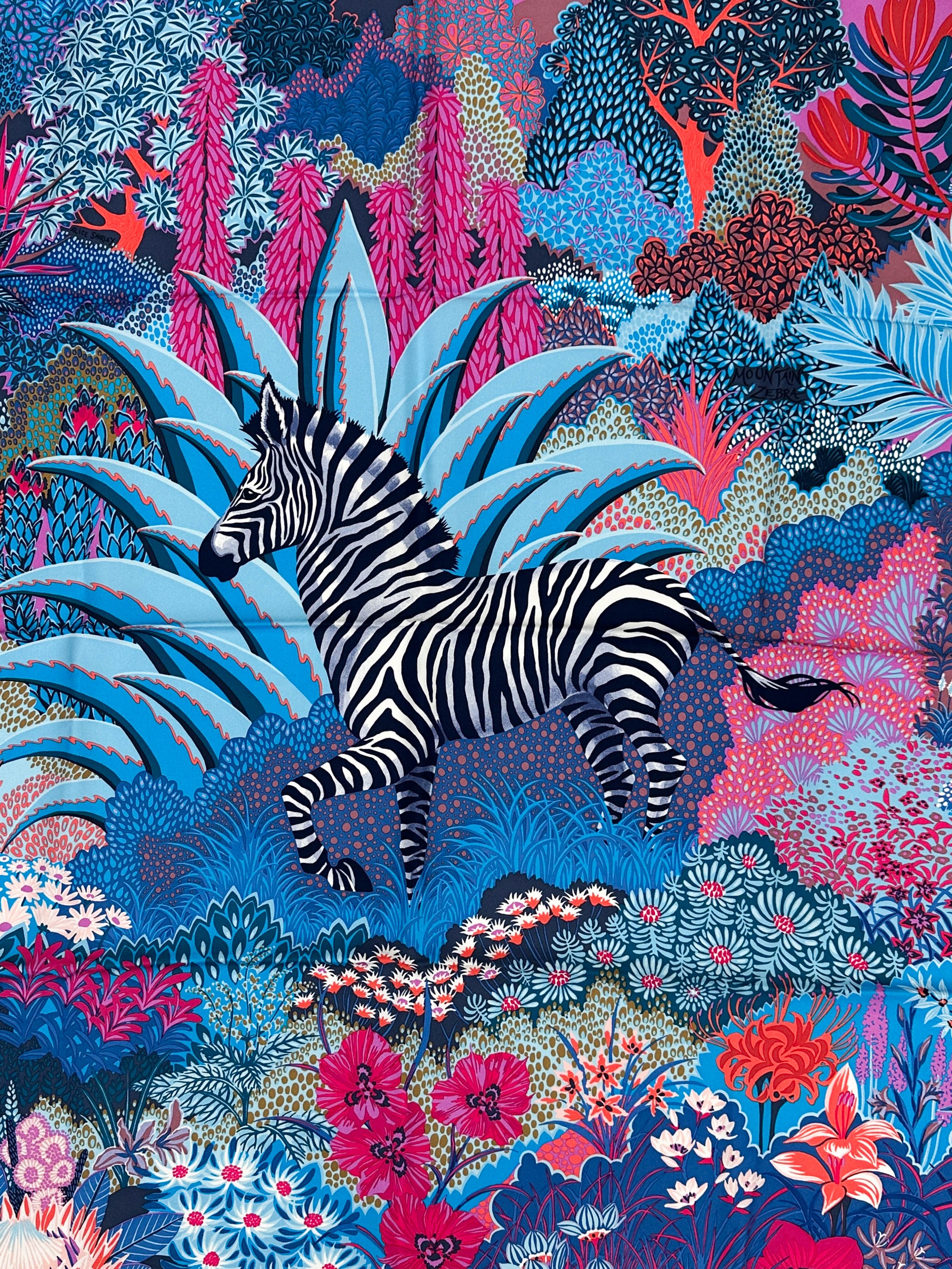 Hermès Mountain Zebra 90