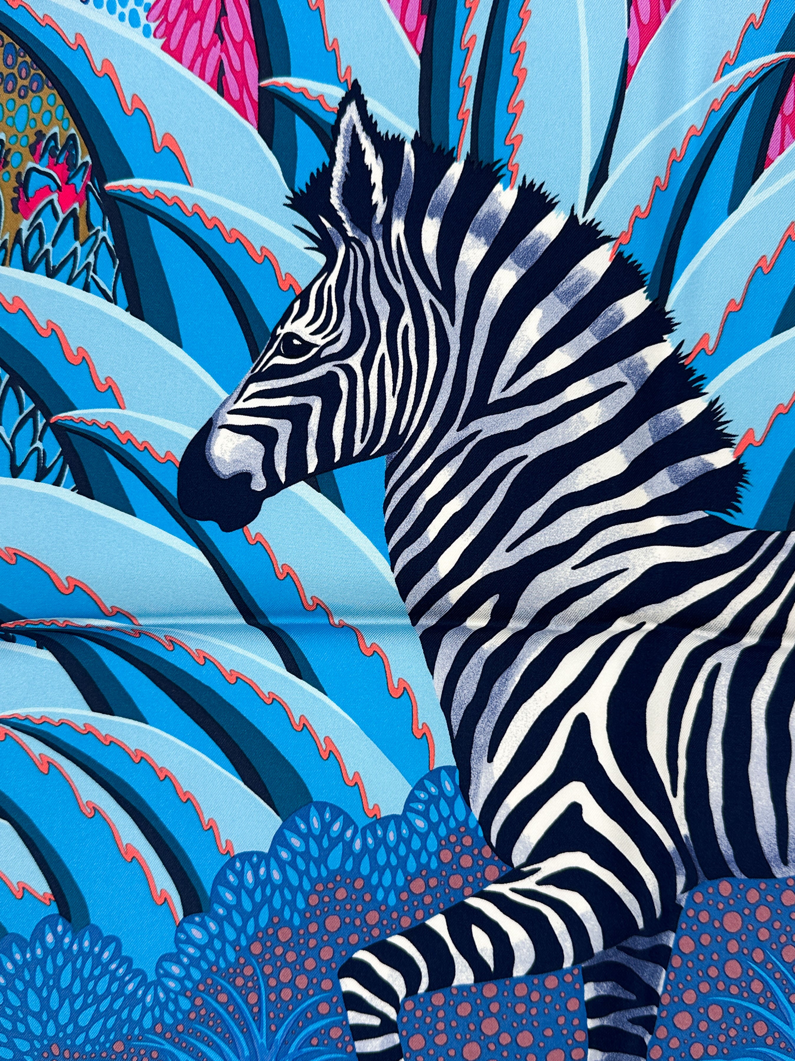 Hermès Mountain Zebra 90