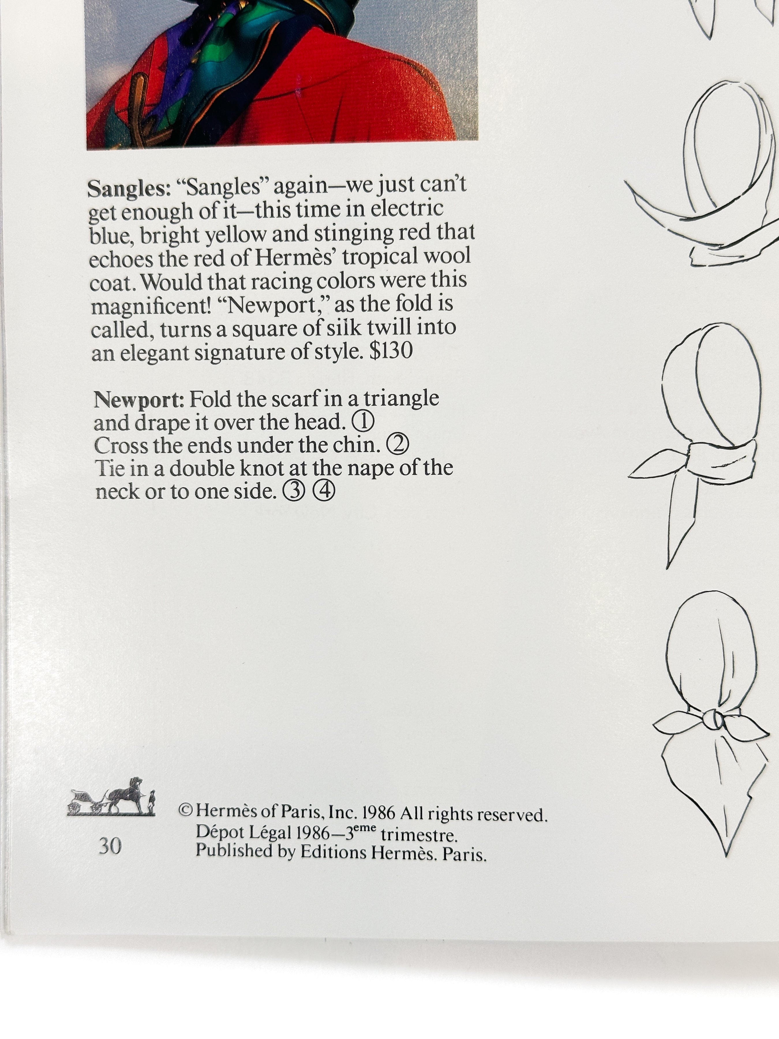 Hermès 1986 Tutorial Catalog