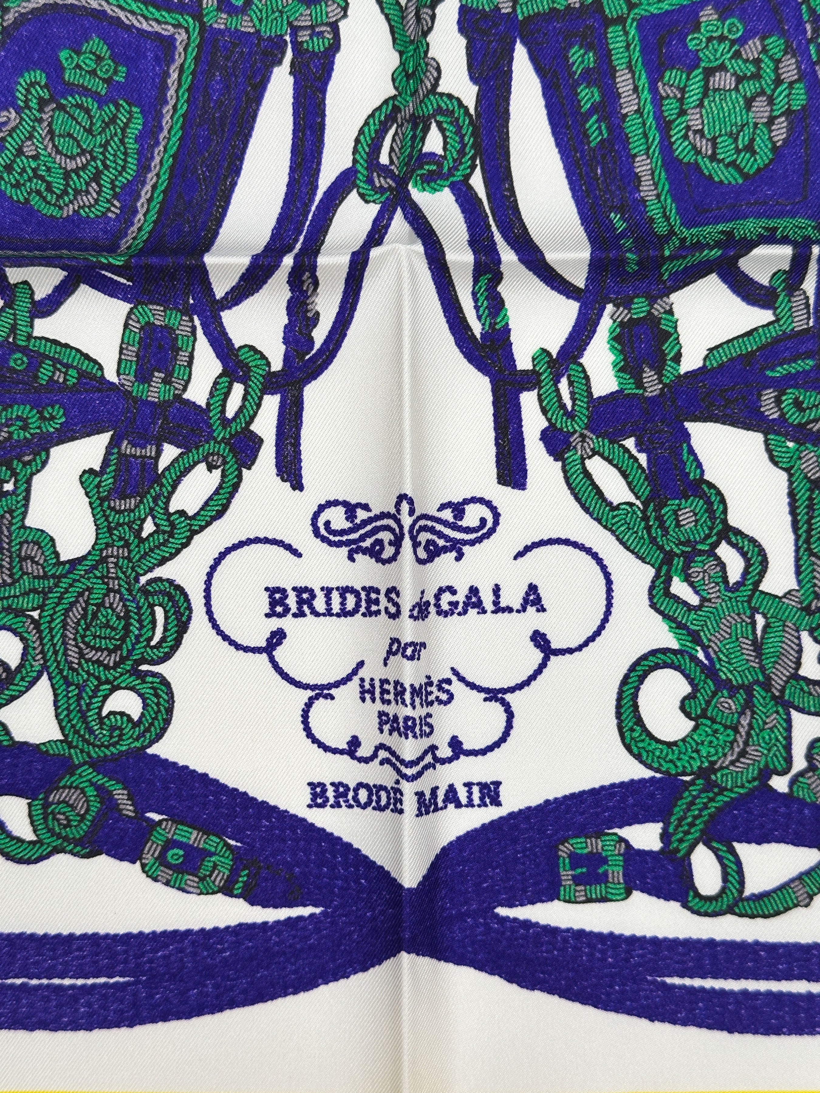 Hermès Brides de Gala Brodé 45