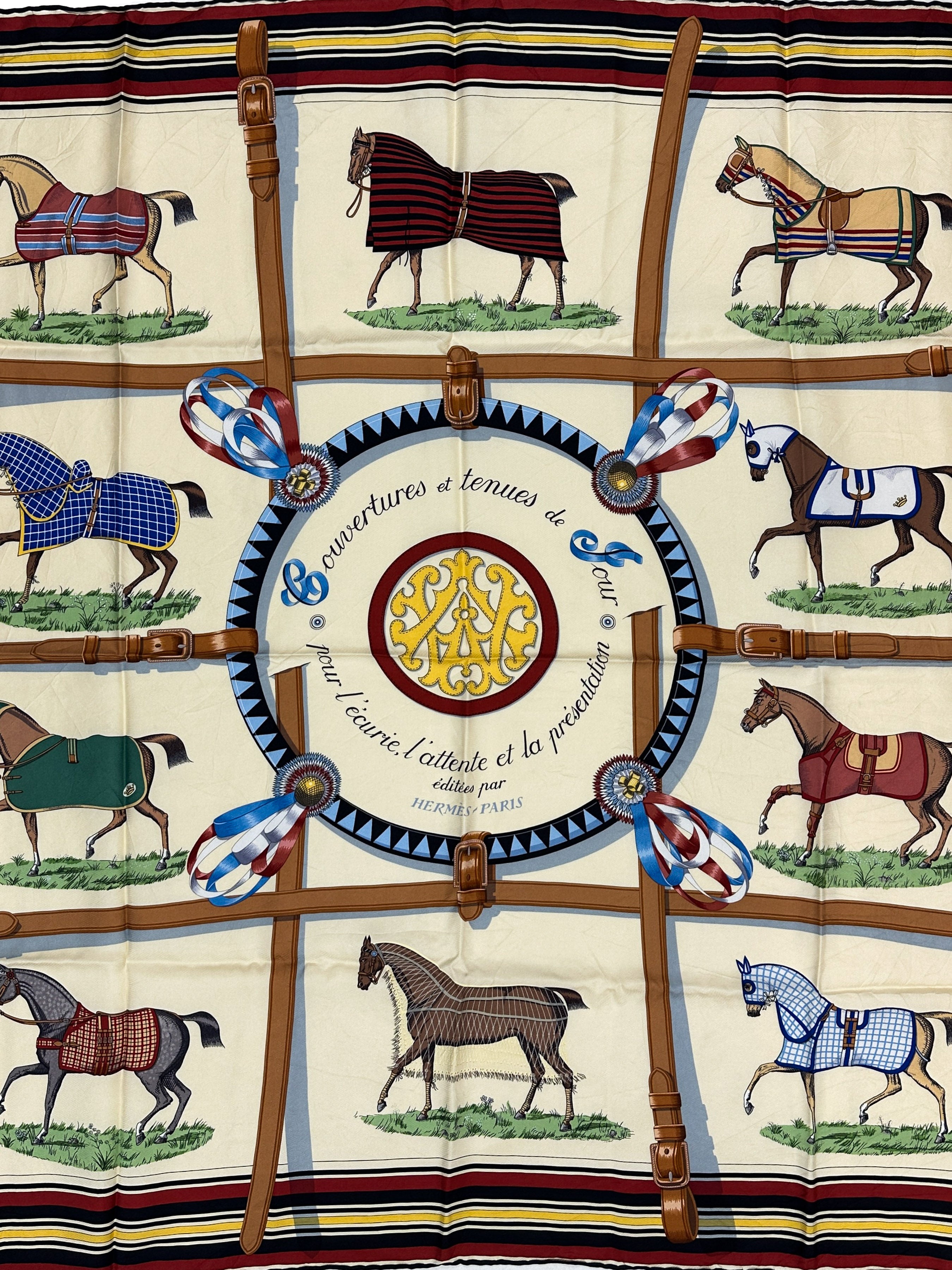 Hermès Couvertures et Tenues de Jour Forever 90