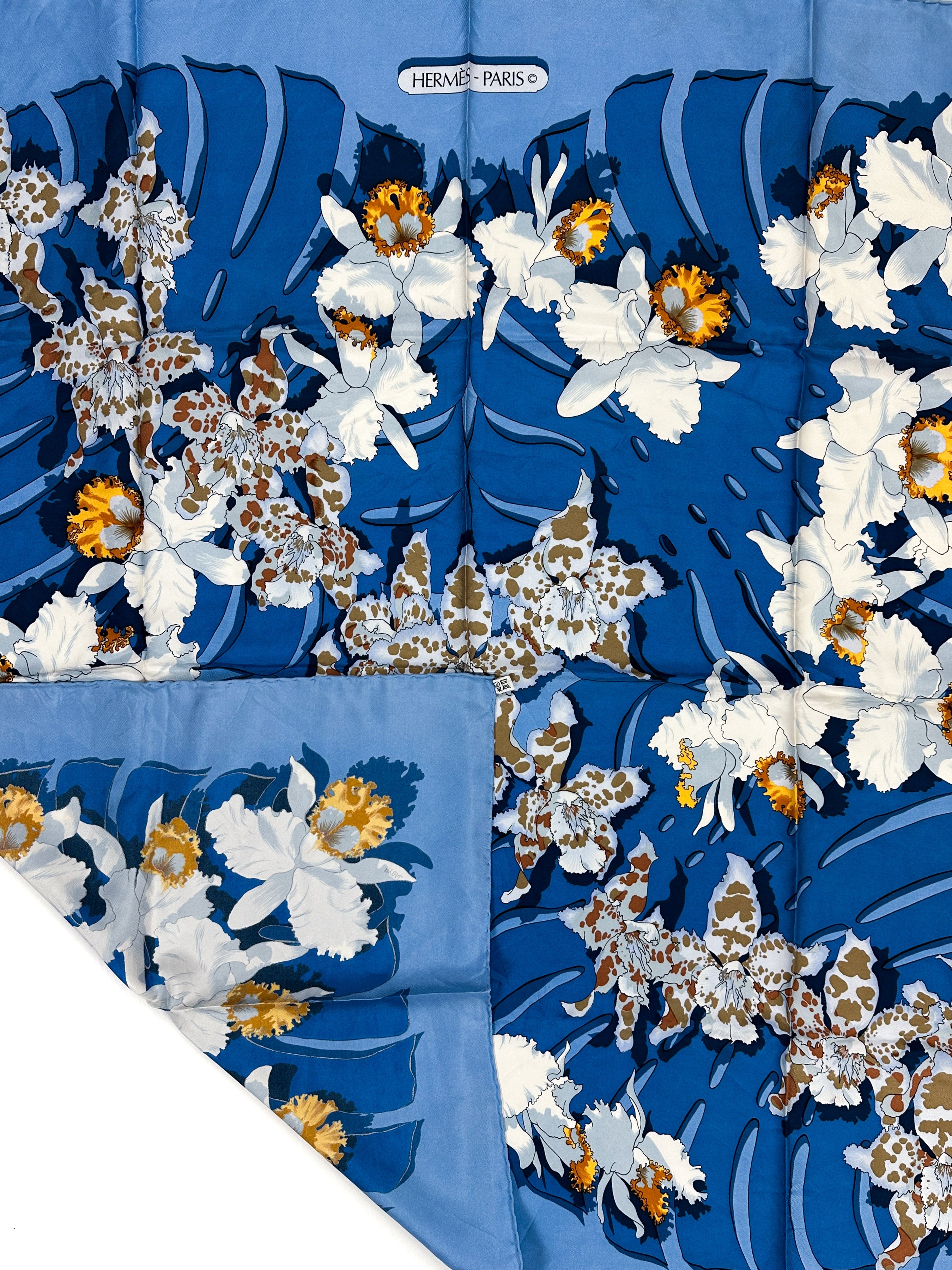 Hermès Les Orchidées III 90