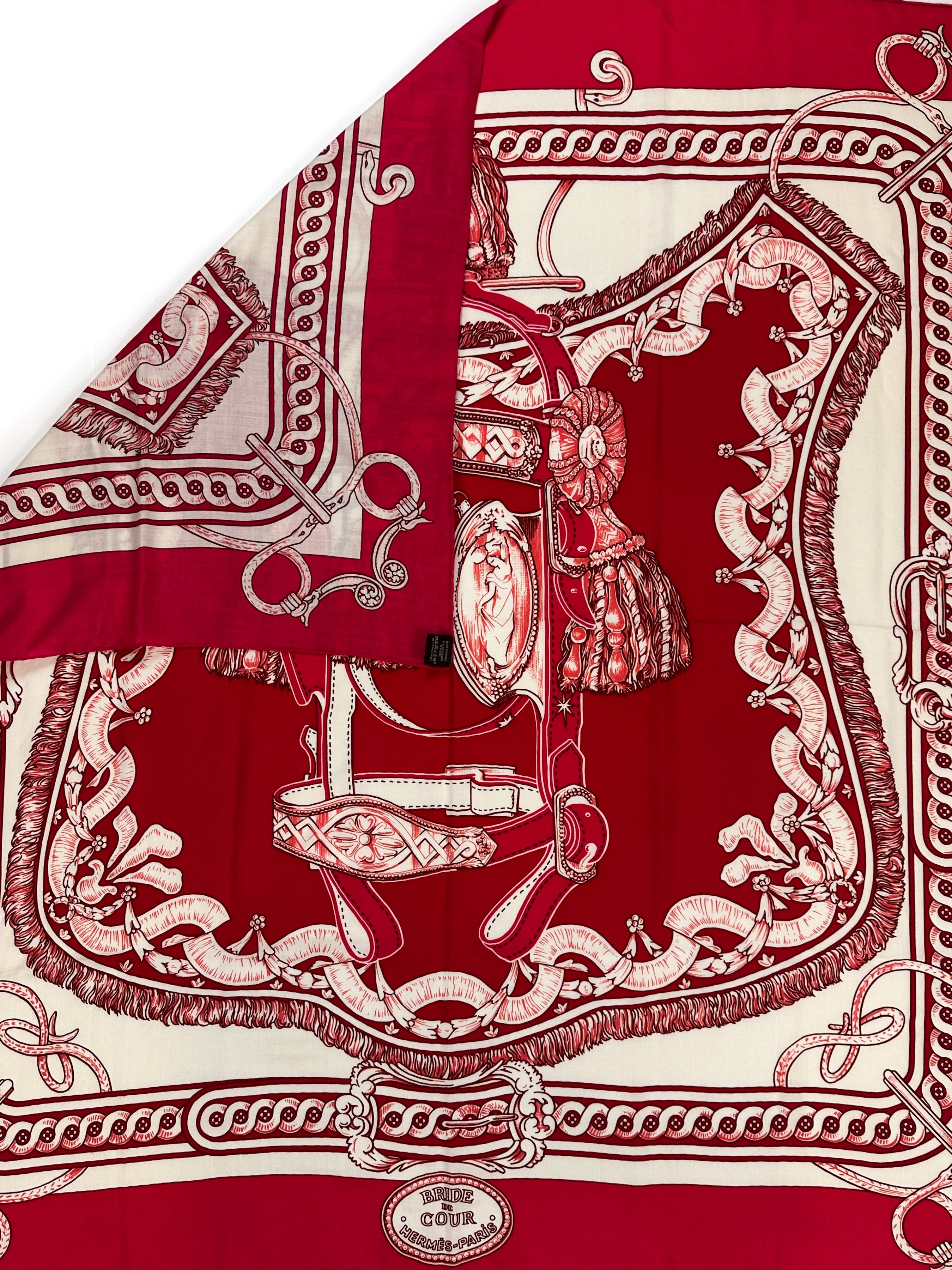 Hermès Brides de Cour Cashmere Silk 140