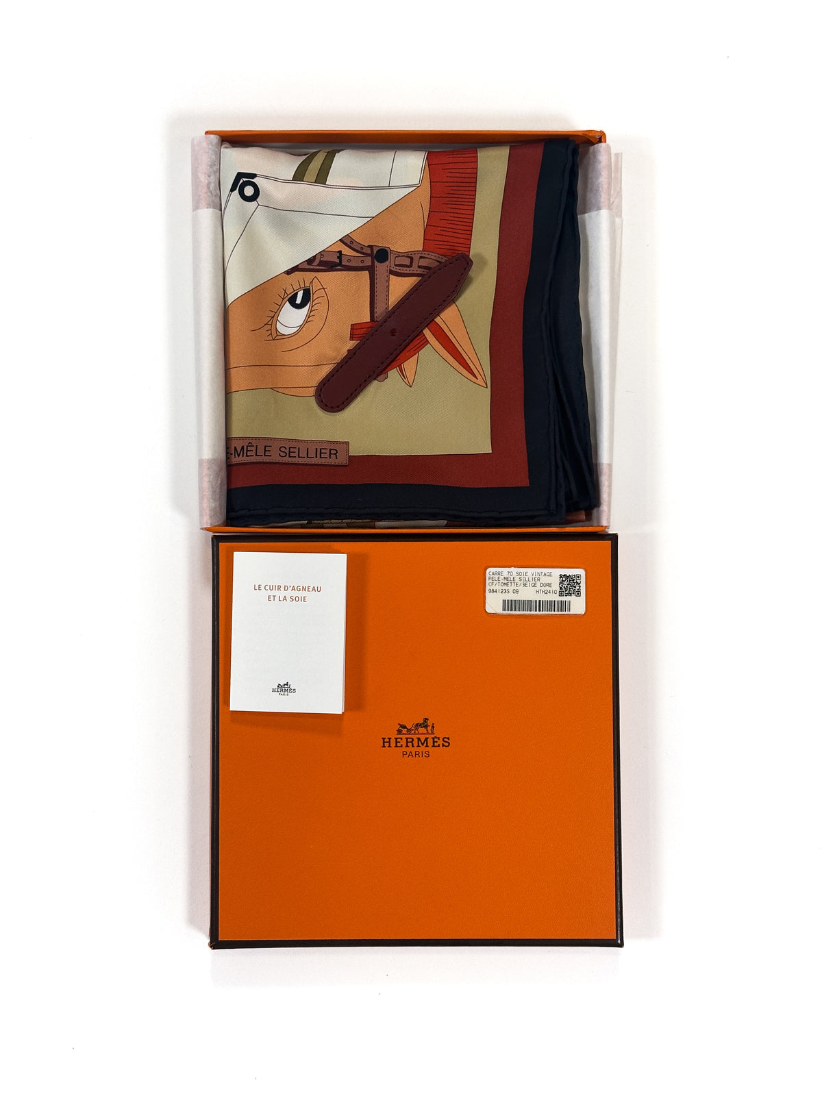 Hermès Pele-Mele Sellier Leather Buckle 70