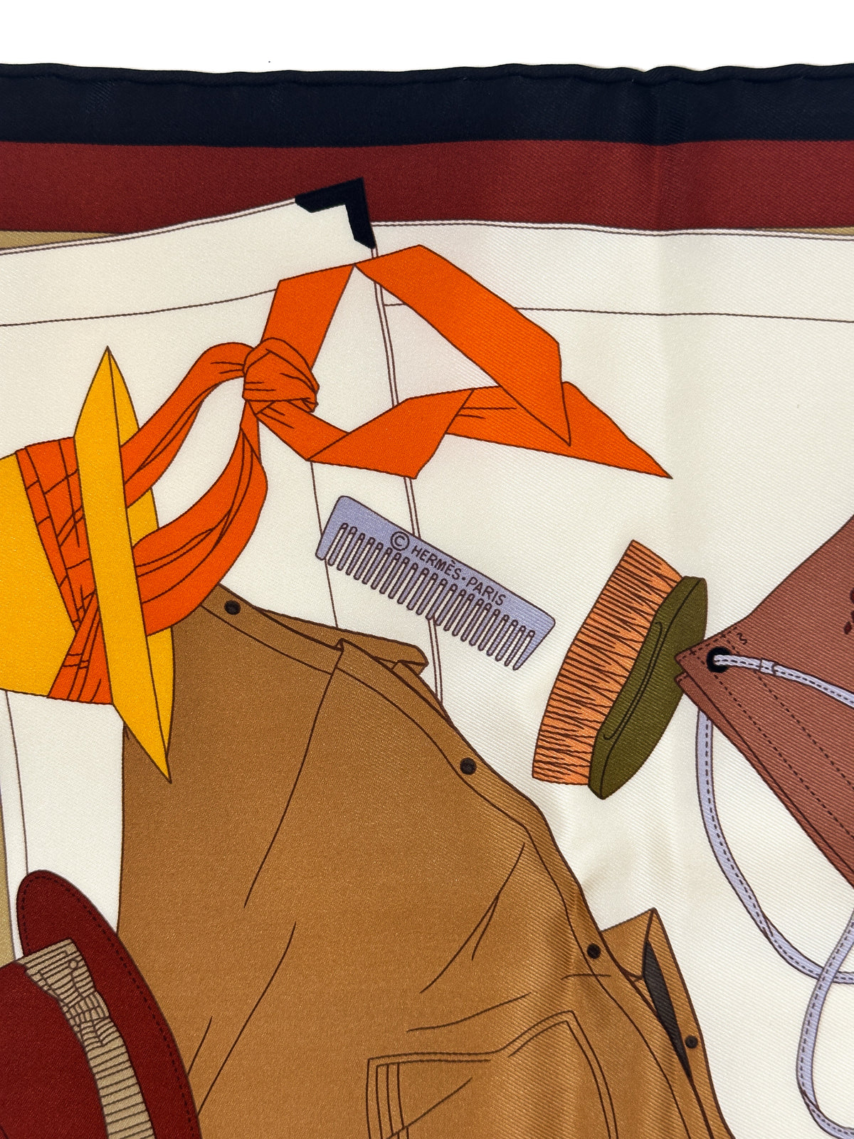 Hermès Pele-Mele Sellier Leather Buckle 70