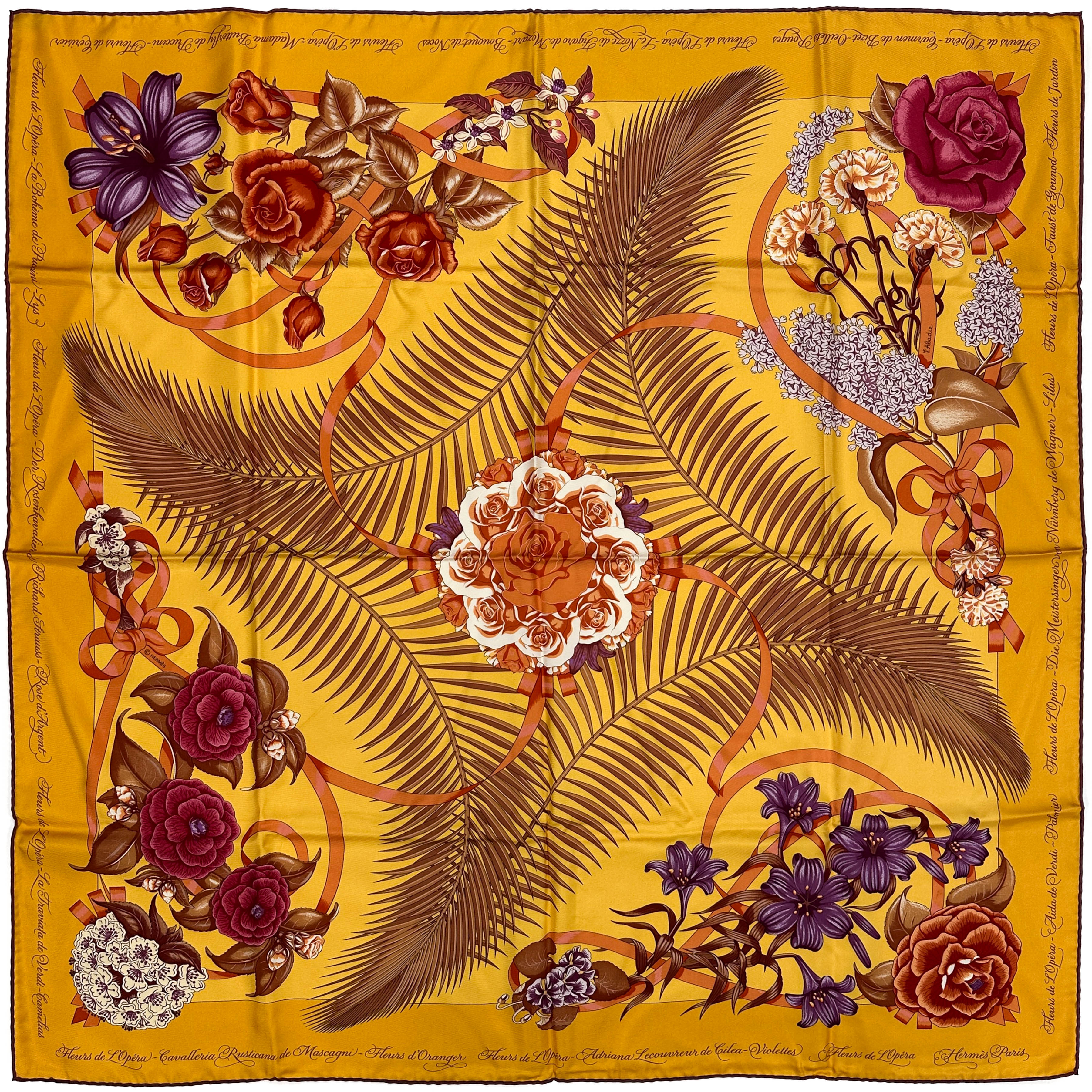 Hermès Fleurs de L’Opéra 90
