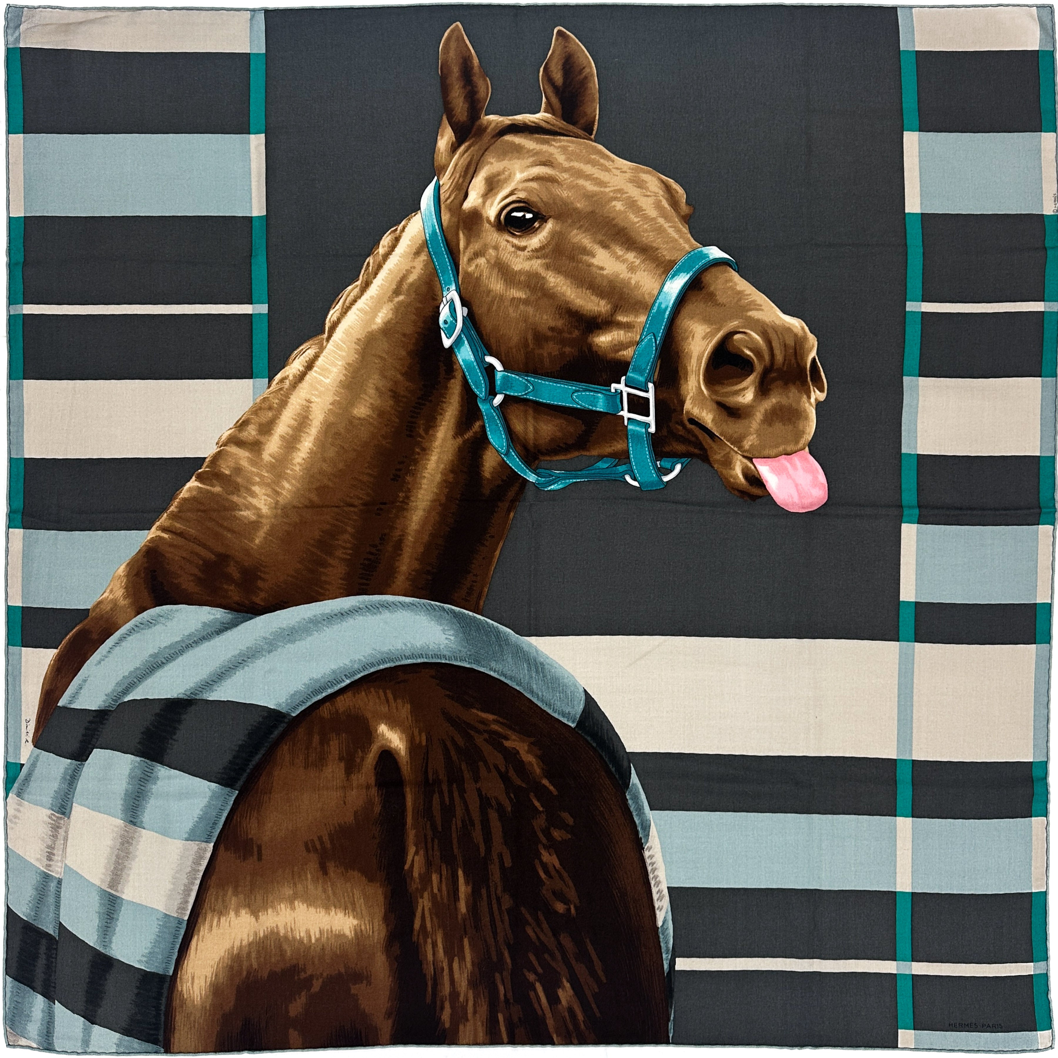 Hermès Rocabar de Rire Cashmere Silk 100