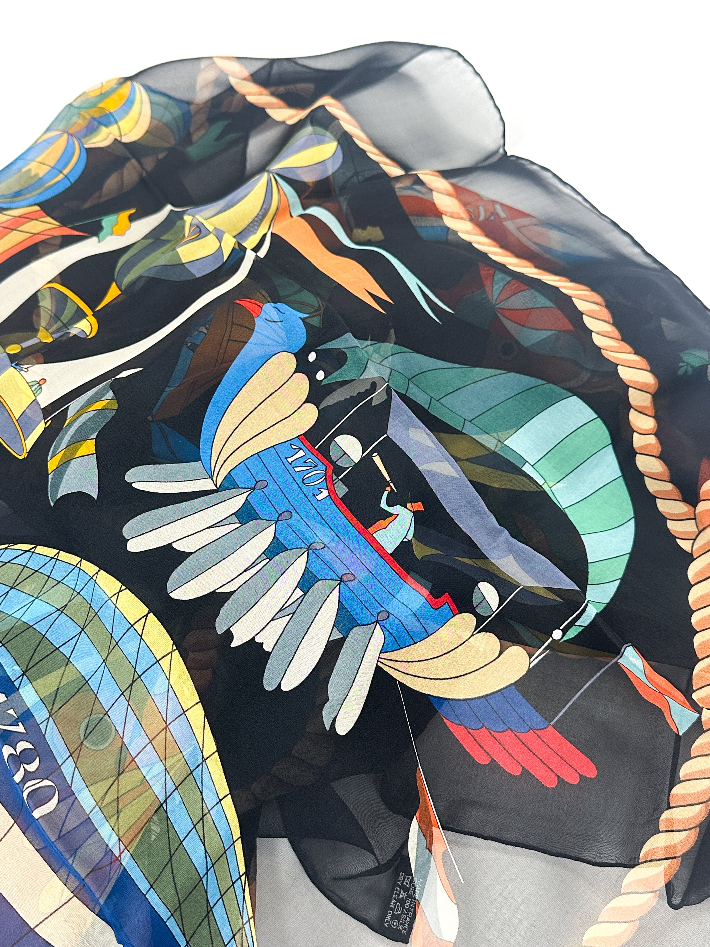 Hermès Folies du Ciel II Mousseline 140