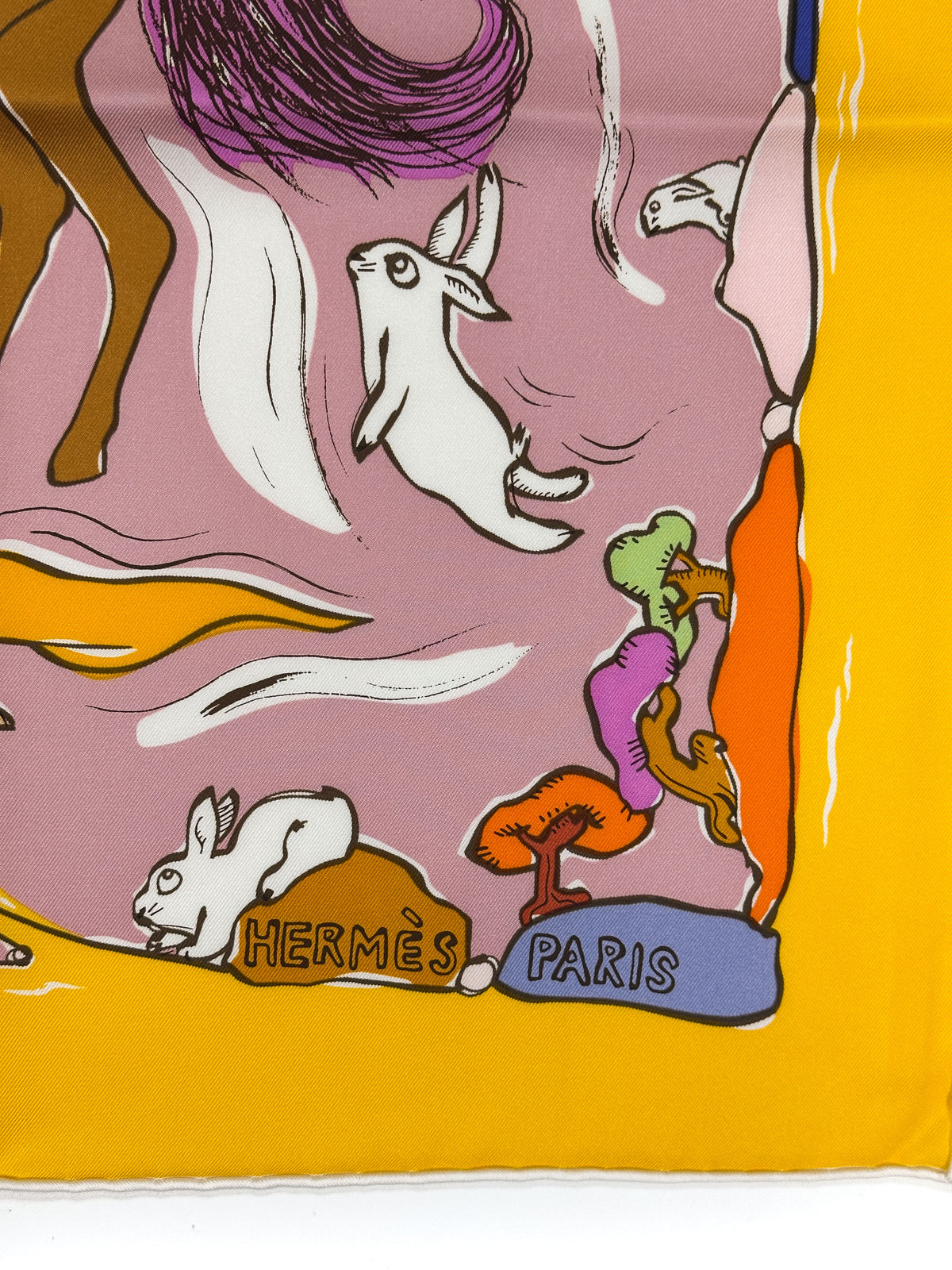 Hermès Mille et Un Lapins 90