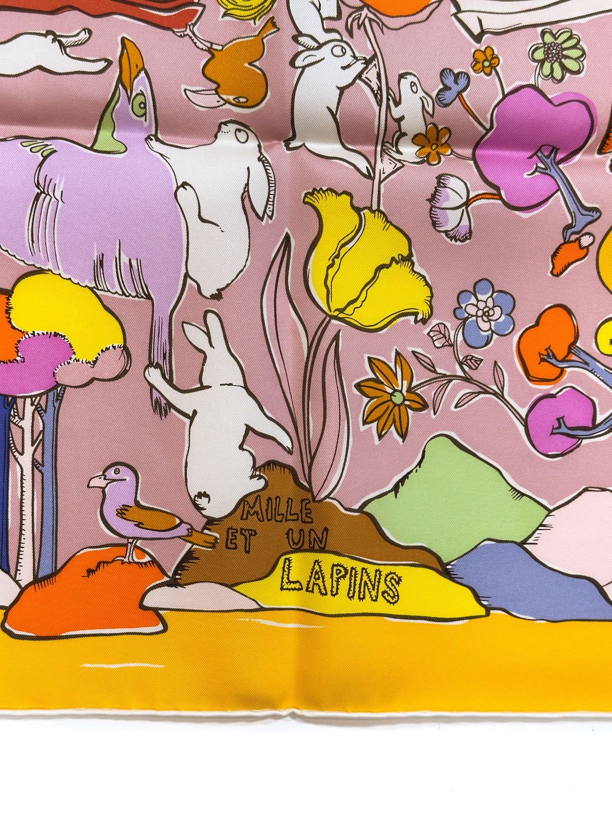 Hermès Mille et Un Lapins 90