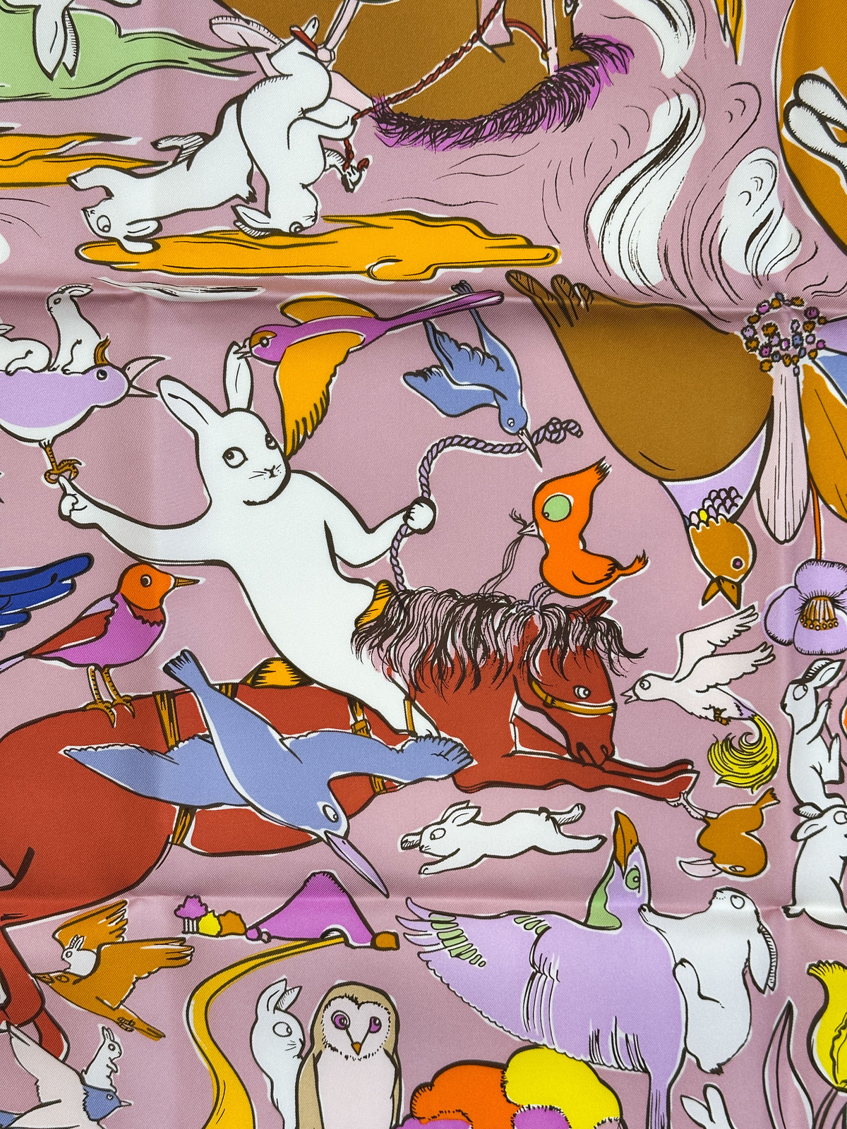 Hermès Mille et Un Lapins 90