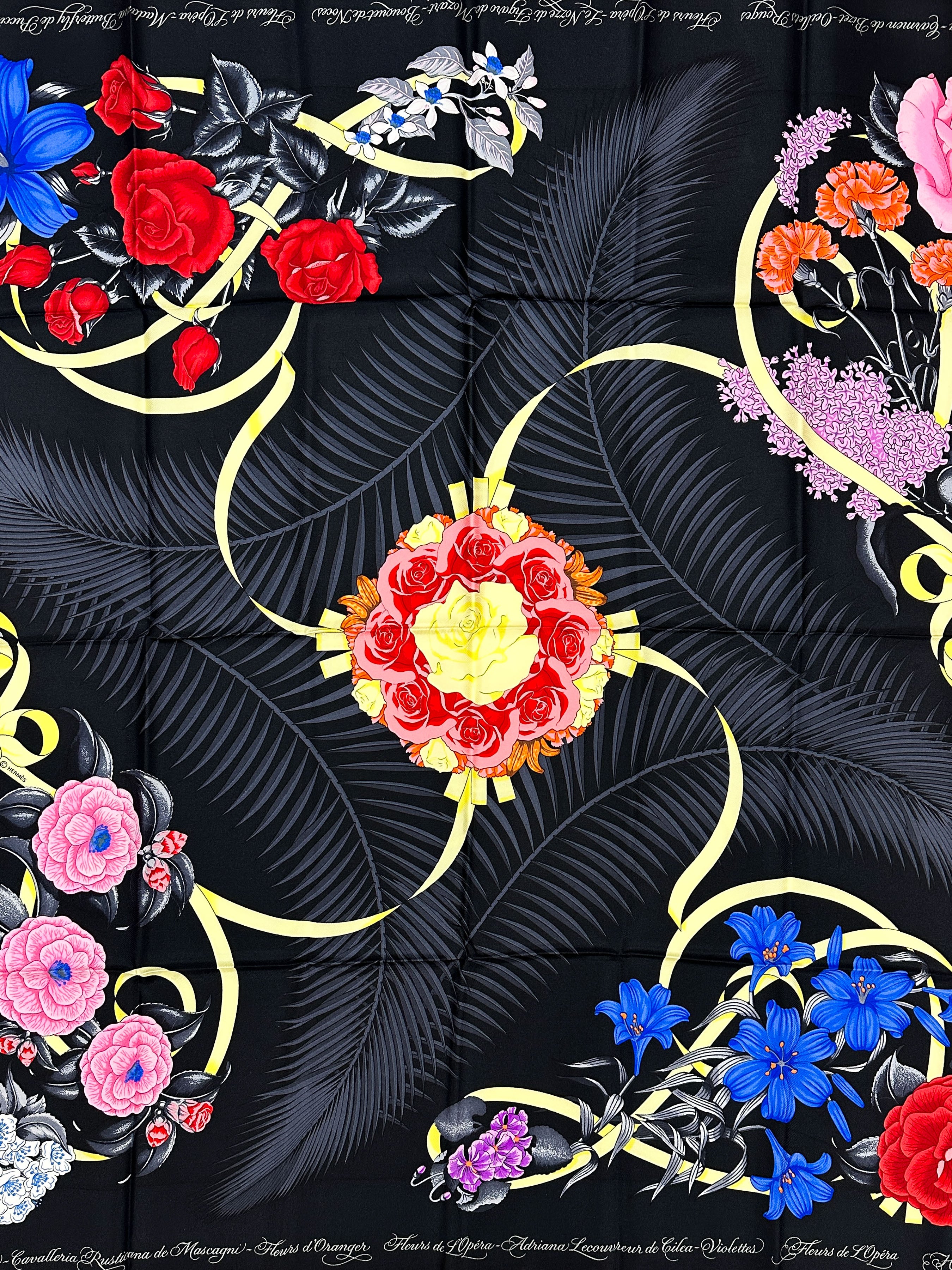 Hermès Fleurs de L’Opéra 90