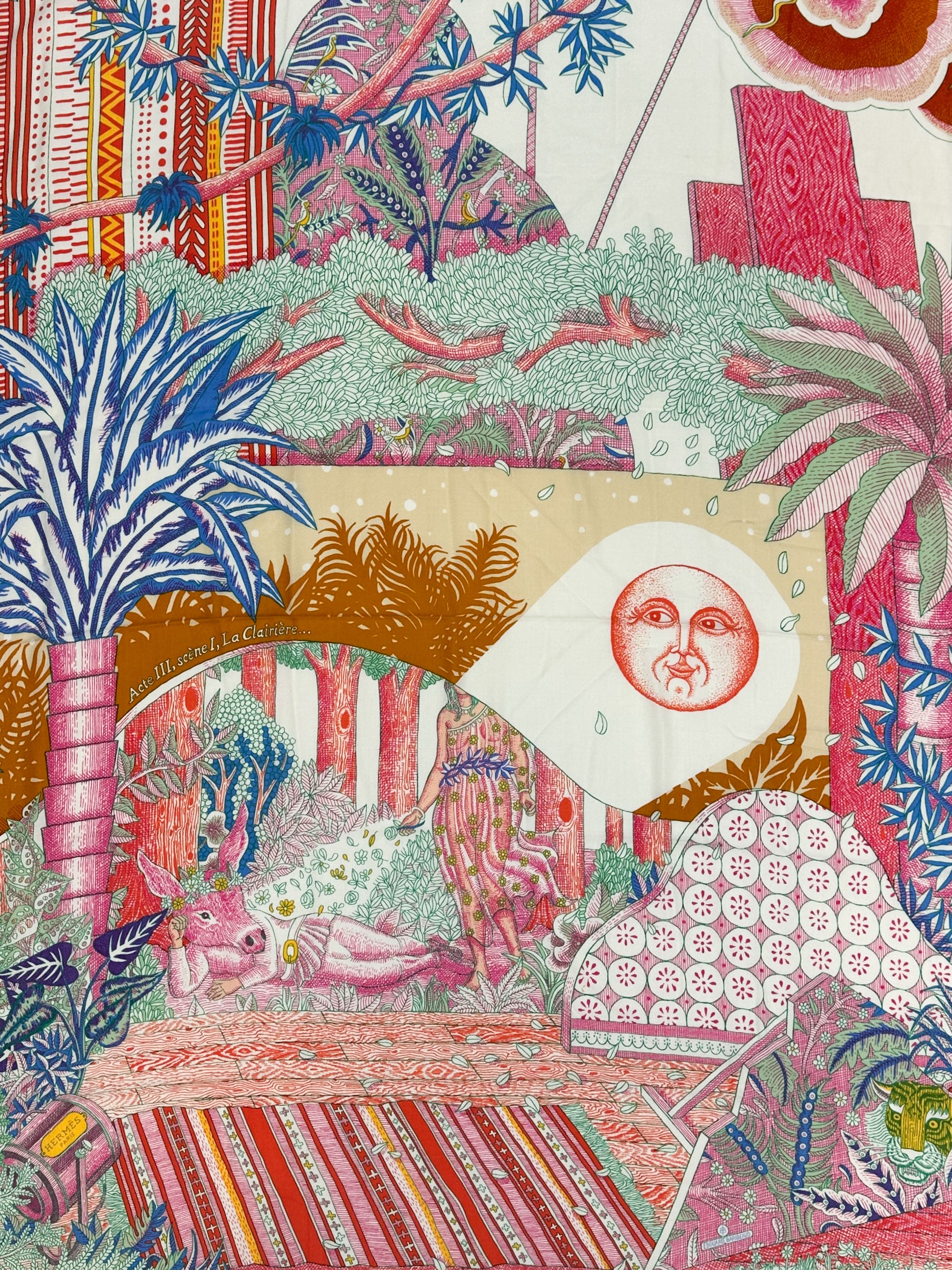 Hermès Acte III, Scène I, La Clairiere Cashmere Silk 140