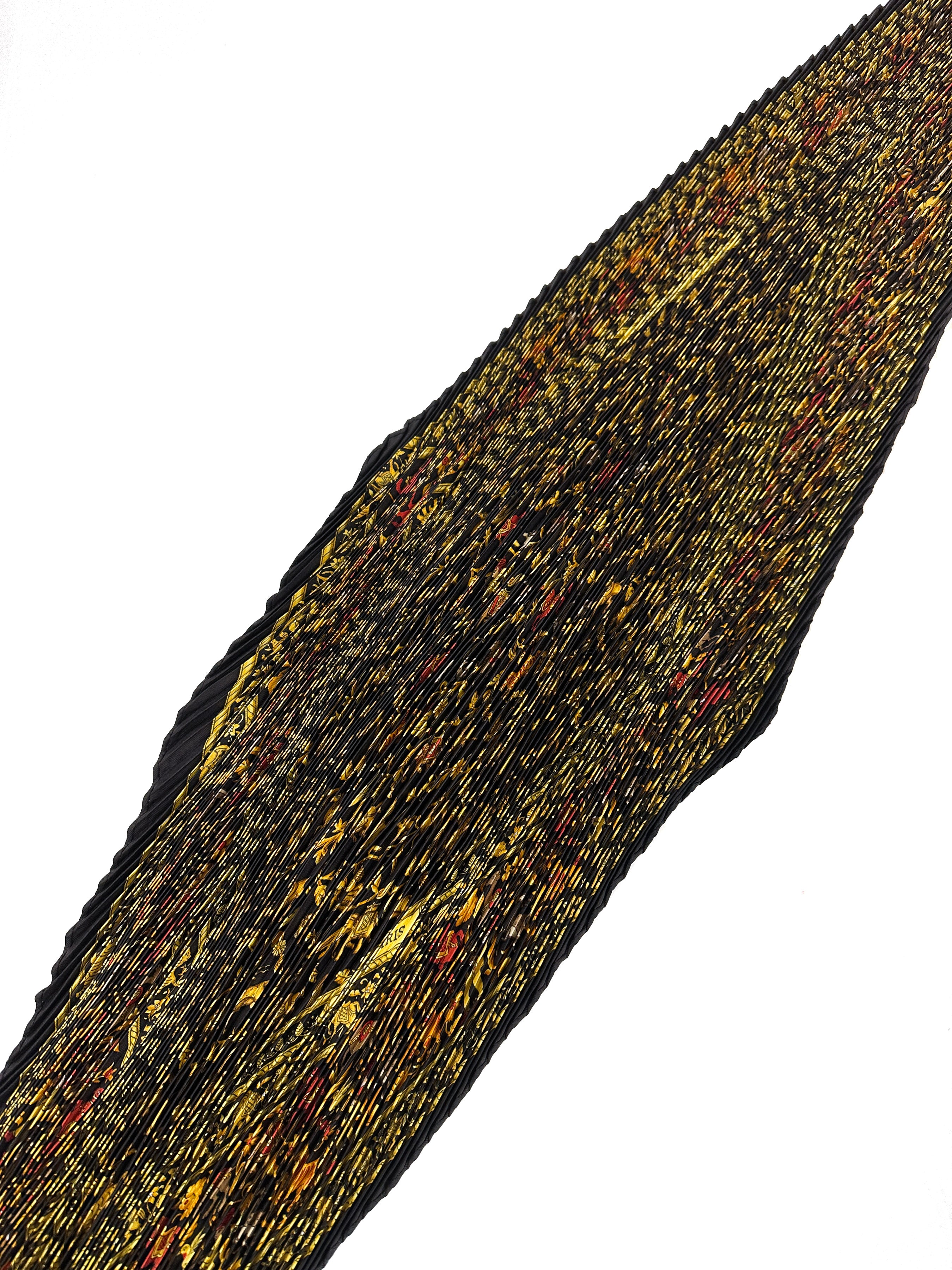 Hermès Chasse en Inde Plissé 90