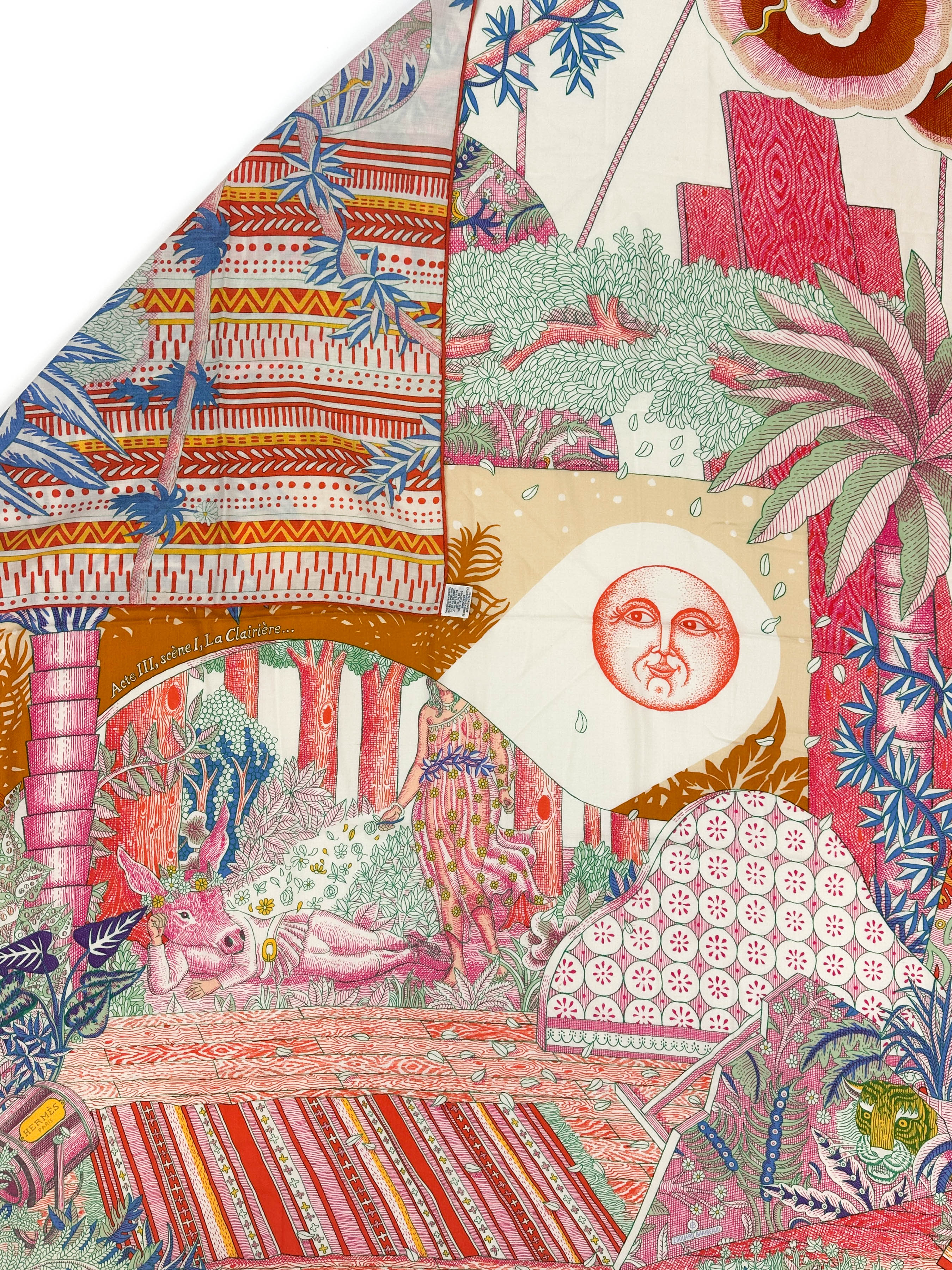 Hermès Acte III, Scène I, La Clairiere Cashmere Silk 140