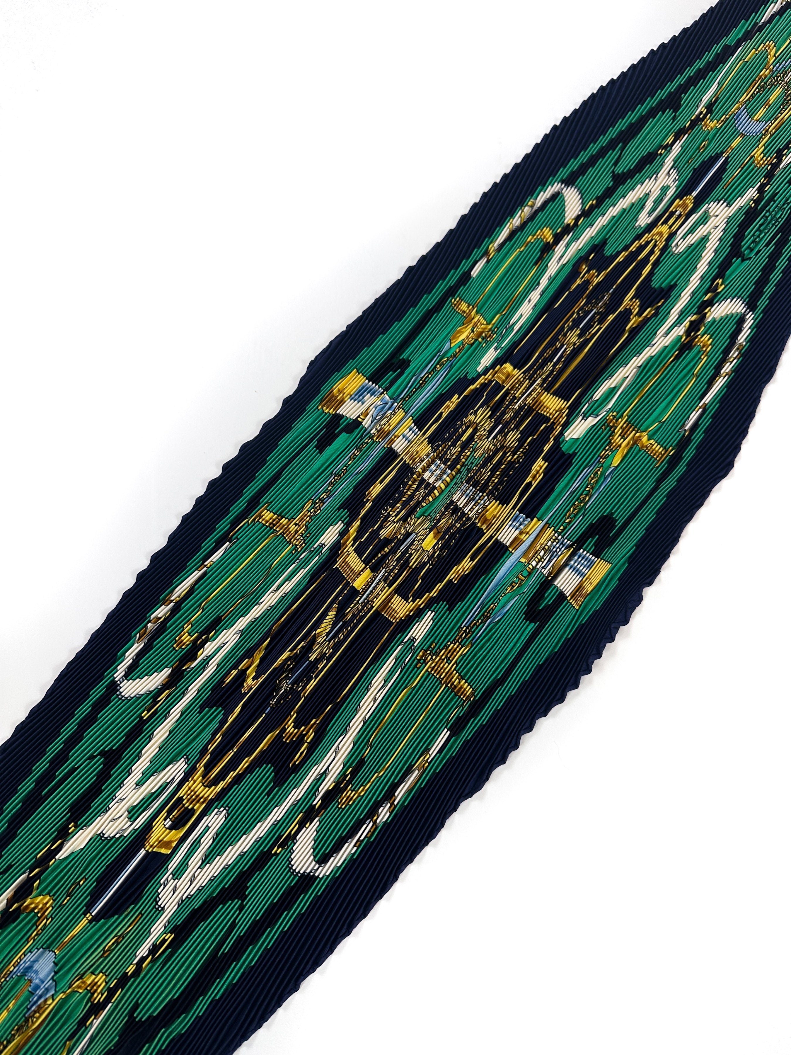 Hermès Eperon d'Or Plissé 90