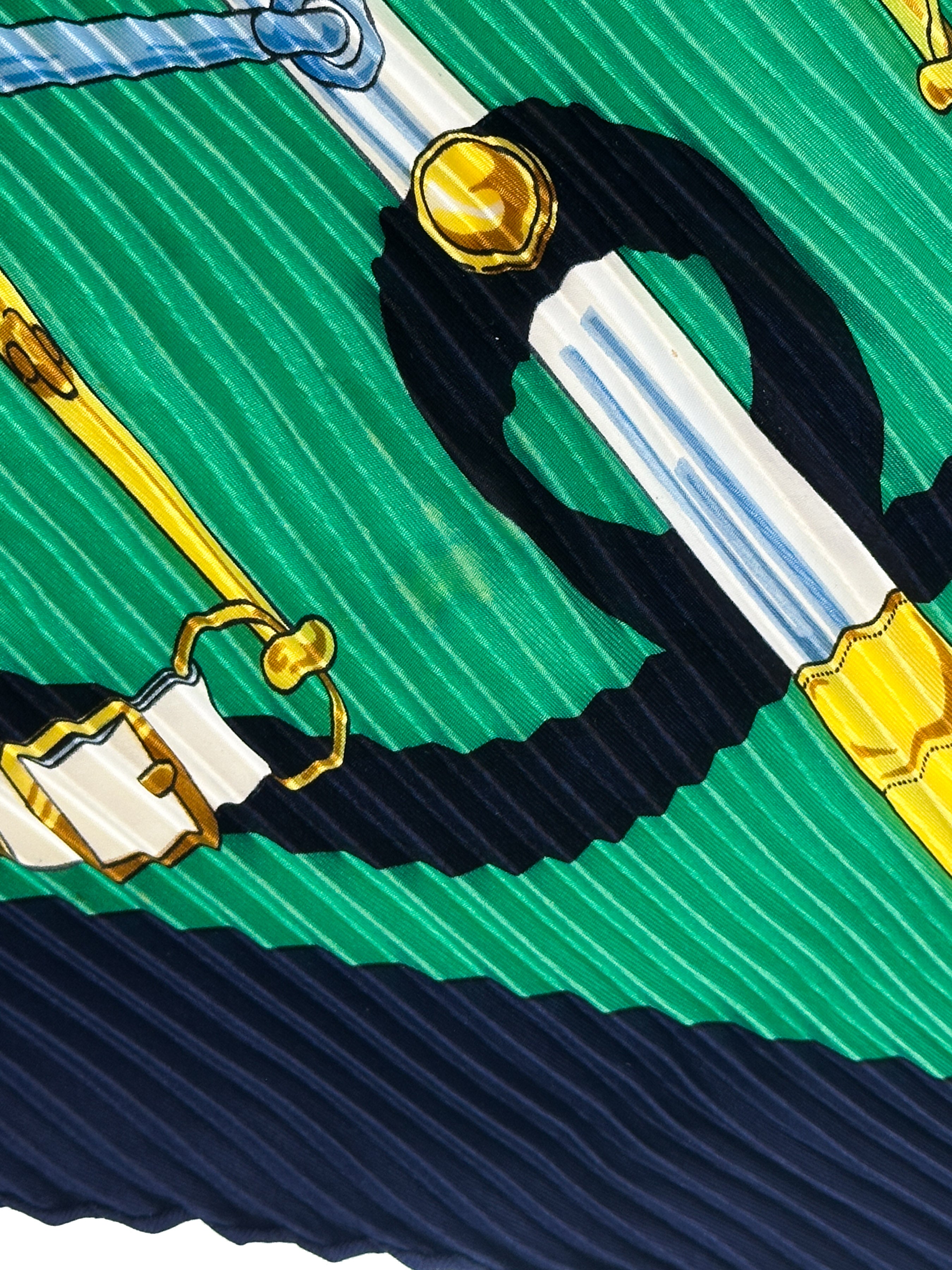 Hermès Eperon d'Or Plissé 90