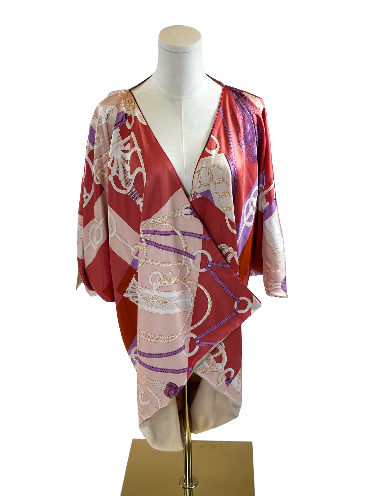 Hermès Petit H Cliquetis Silk Tunic