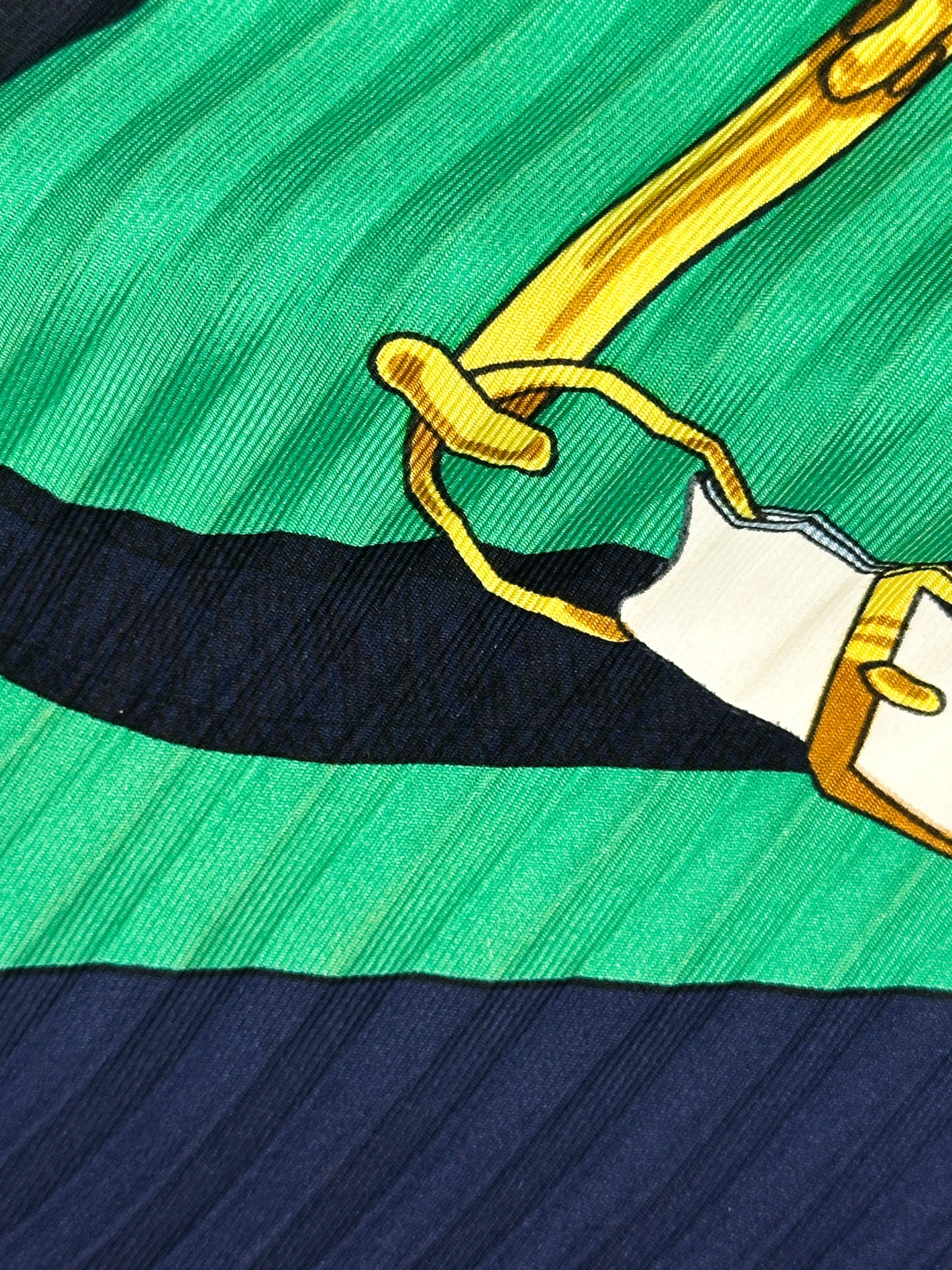 Hermès Eperon d'Or Plissé 90