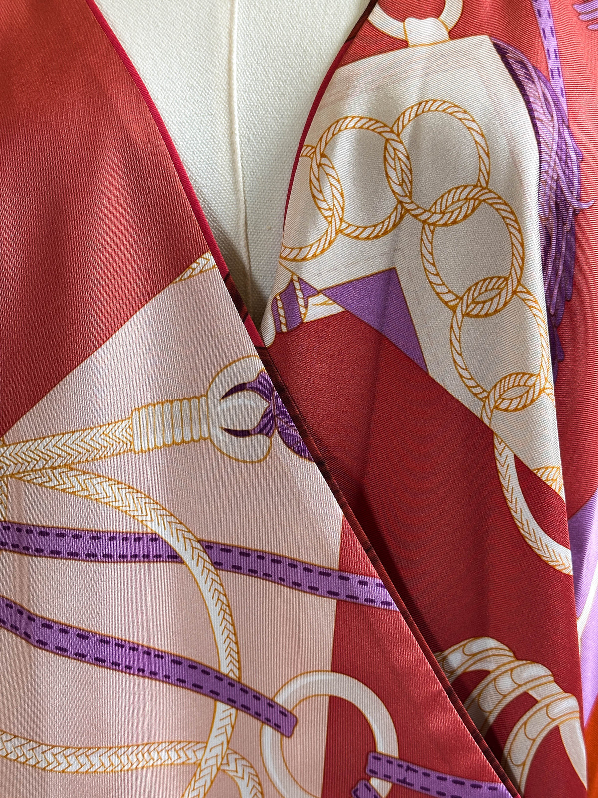 Hermès Petit H Cliquetis Silk Tunic