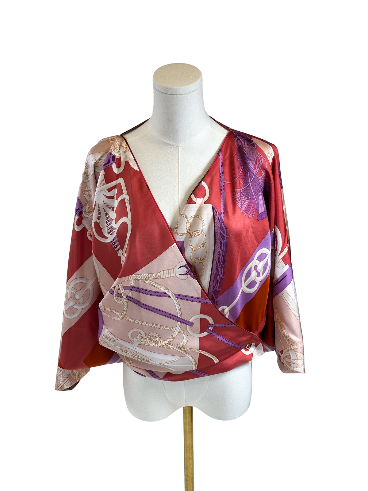 Hermès Petit H Cliquetis Silk Tunic