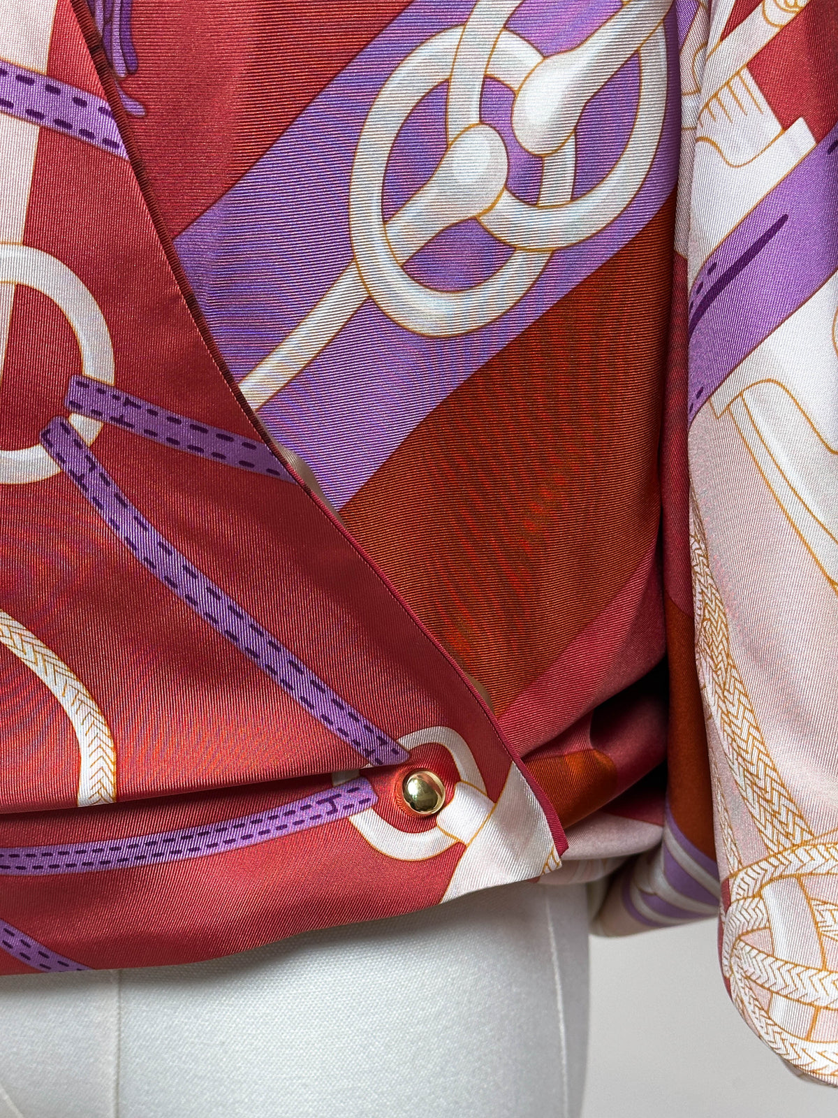 Hermès Petit H Cliquetis Silk Tunic