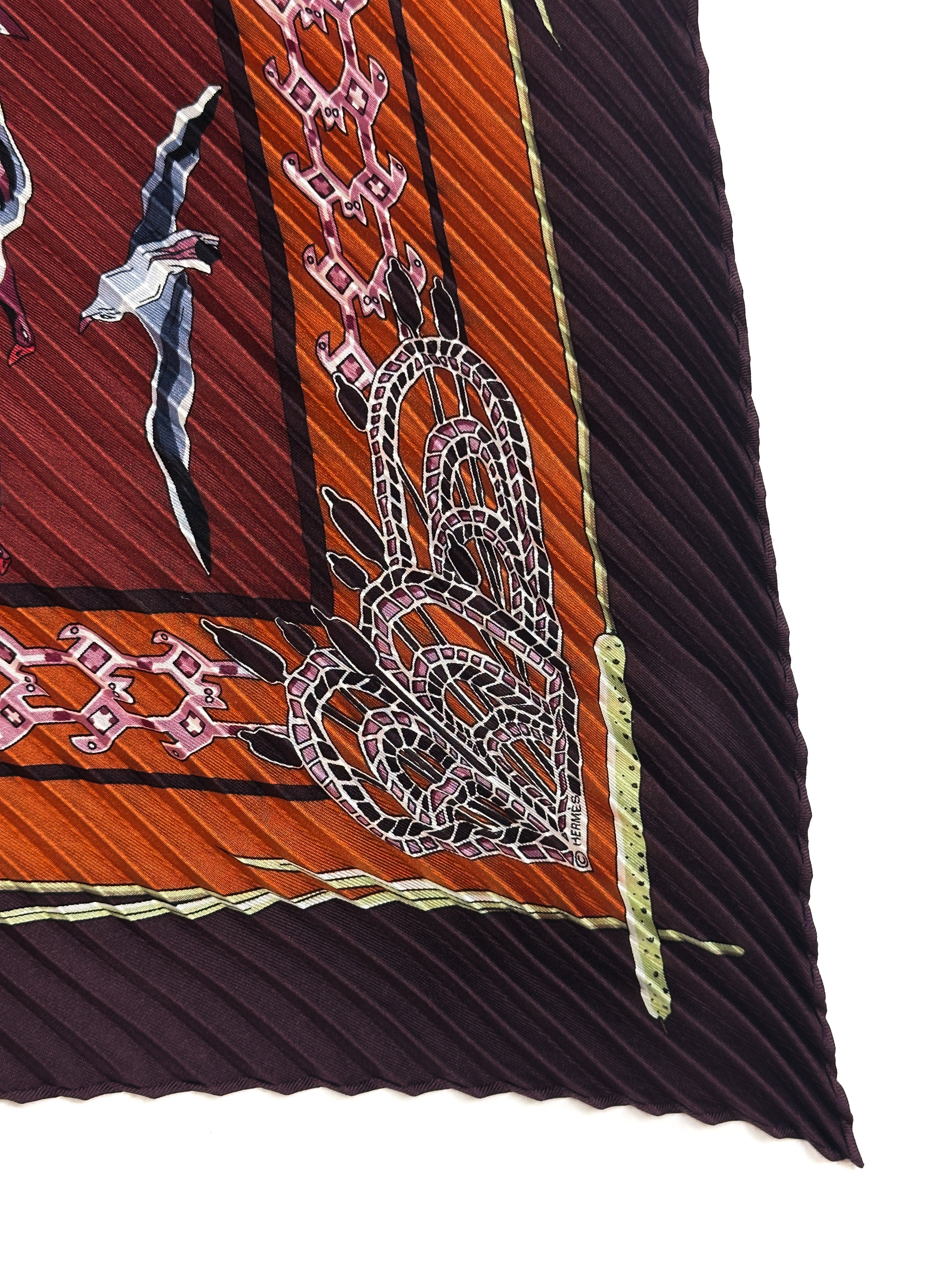 Hermès Libres Comme L'Air Plissé 90