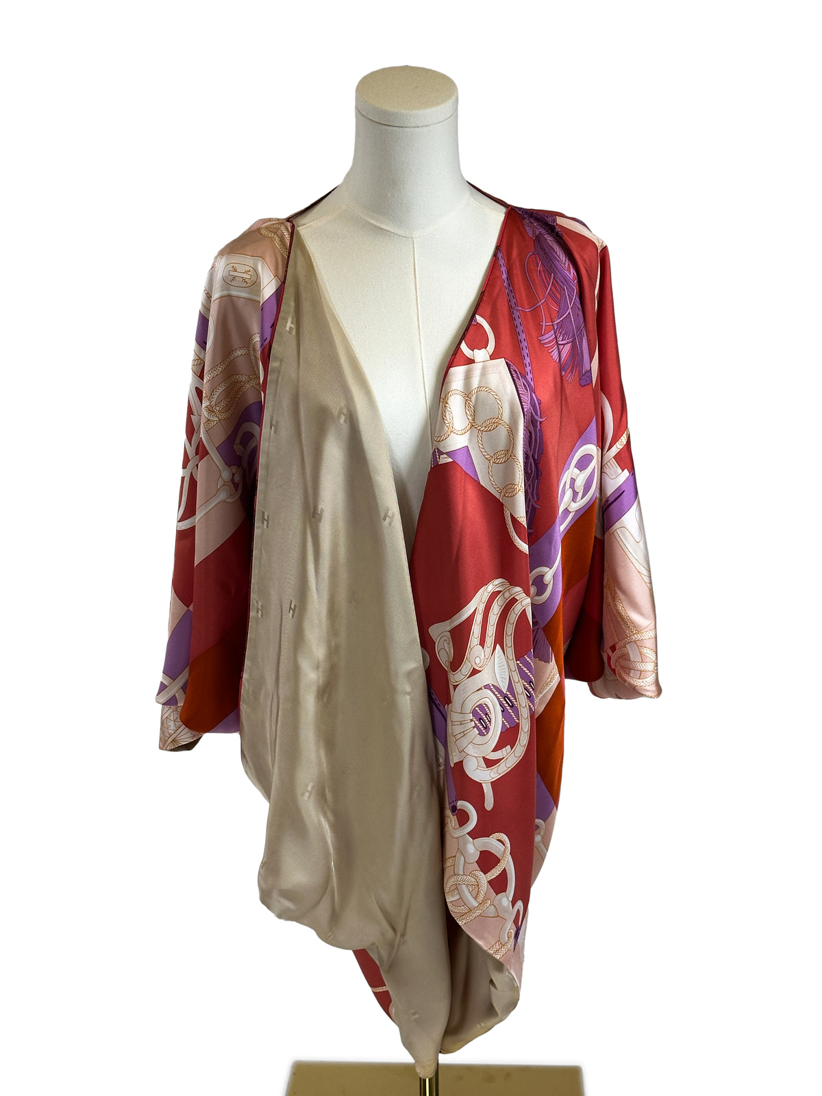 Hermès Petit H Cliquetis Silk Tunic