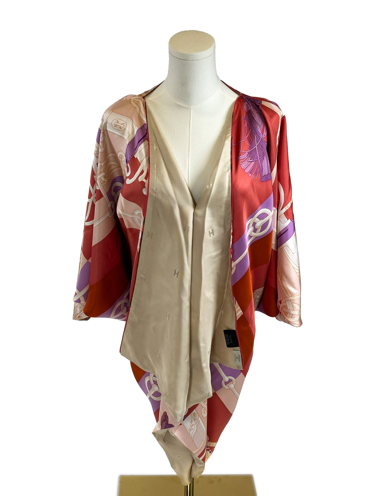 Hermès Petit H Cliquetis Silk Tunic