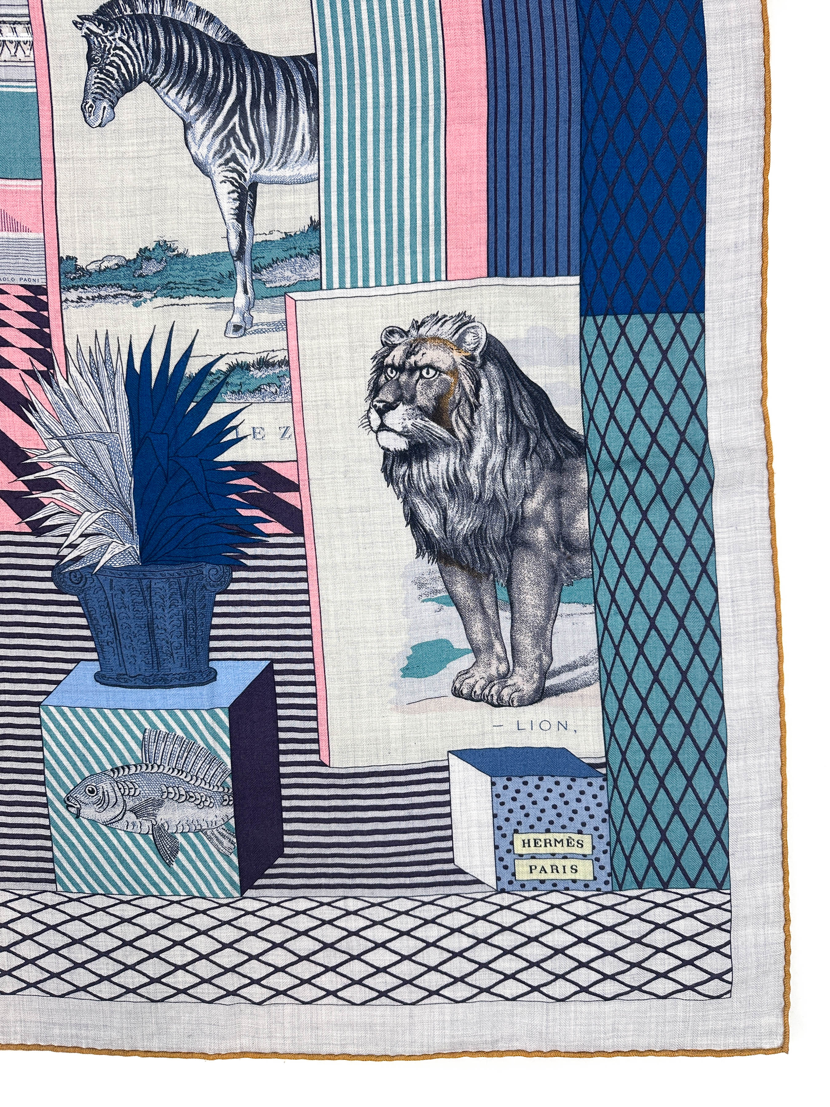 Hermès Grand Théâtre Nouveau Cashmere Silk 140