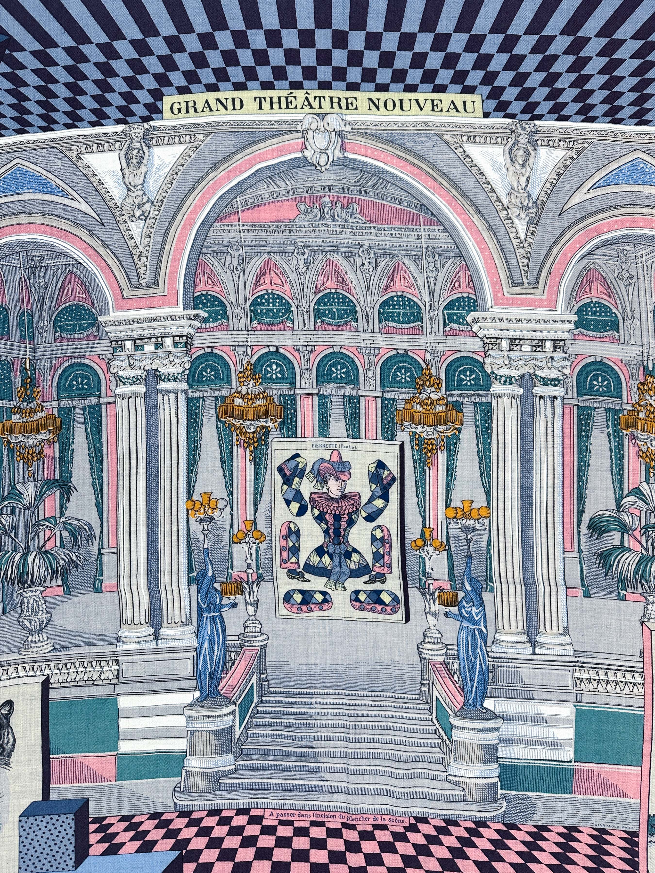 Hermès Grand Théâtre Nouveau Cashmere Silk 140