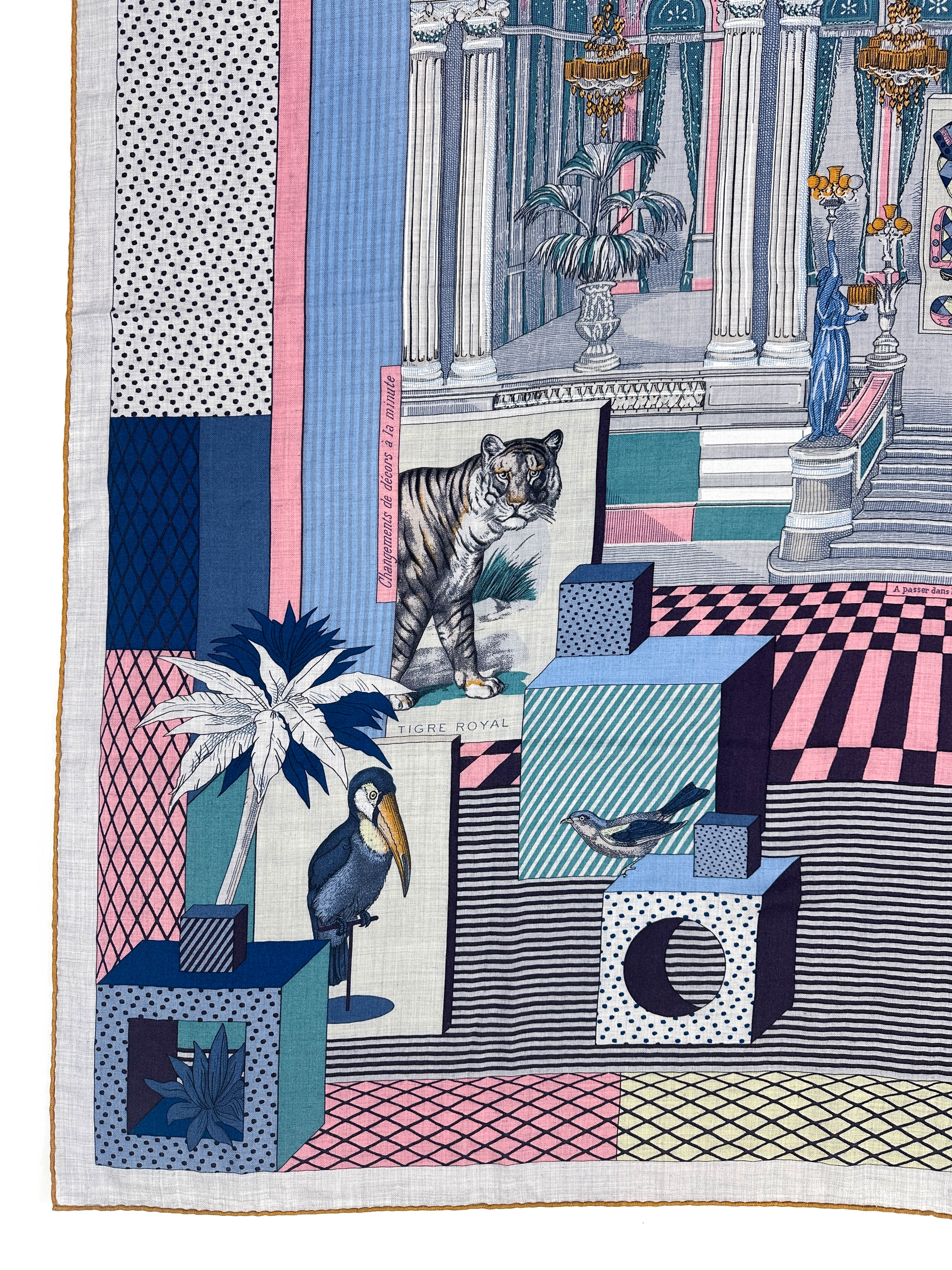Hermès Grand Théâtre Nouveau Cashmere Silk 140