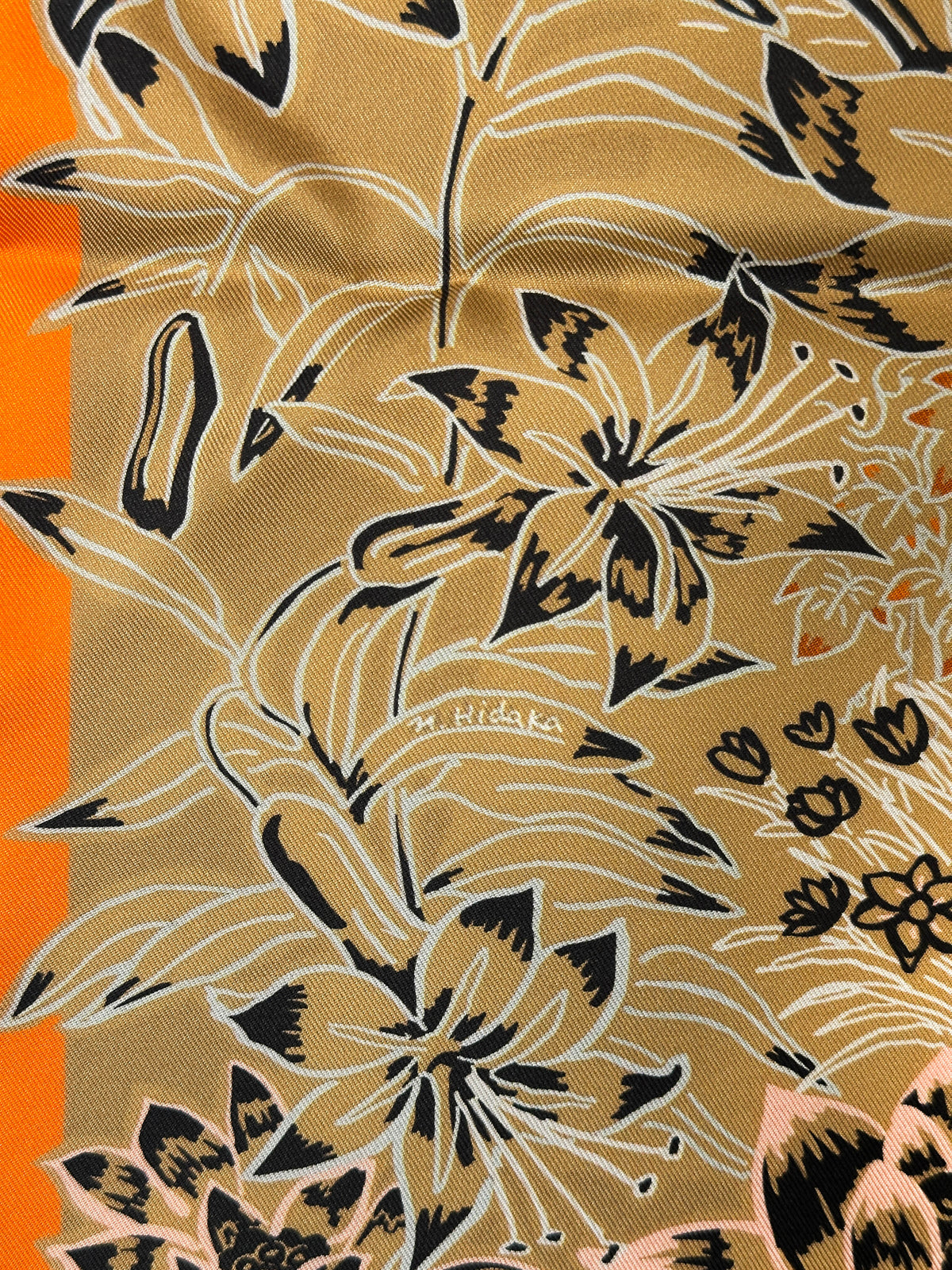 Hermès Mille Feuilles de Soie Double Face 90