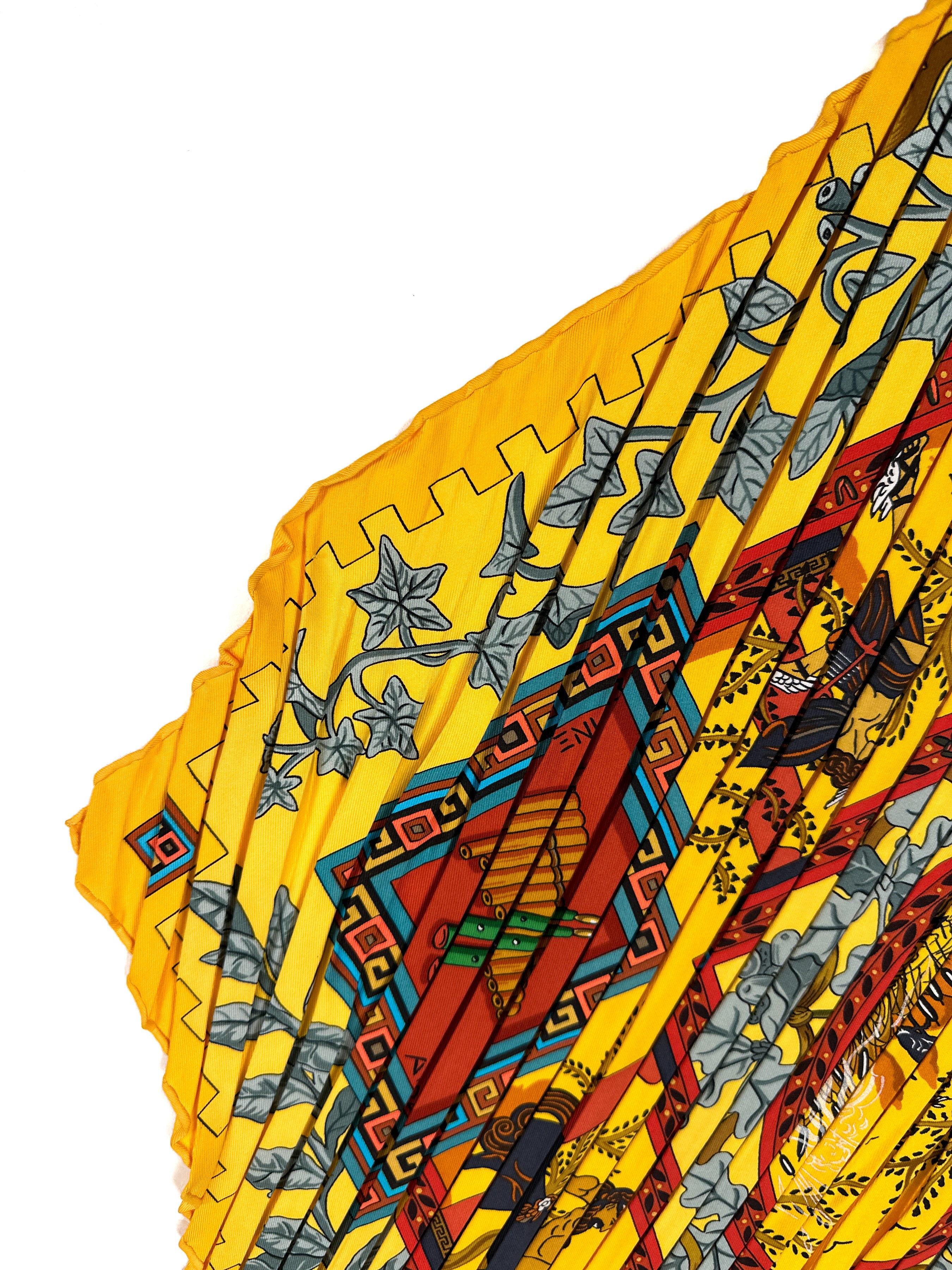 Hermès Musique des Dieux Wide Plissé 90