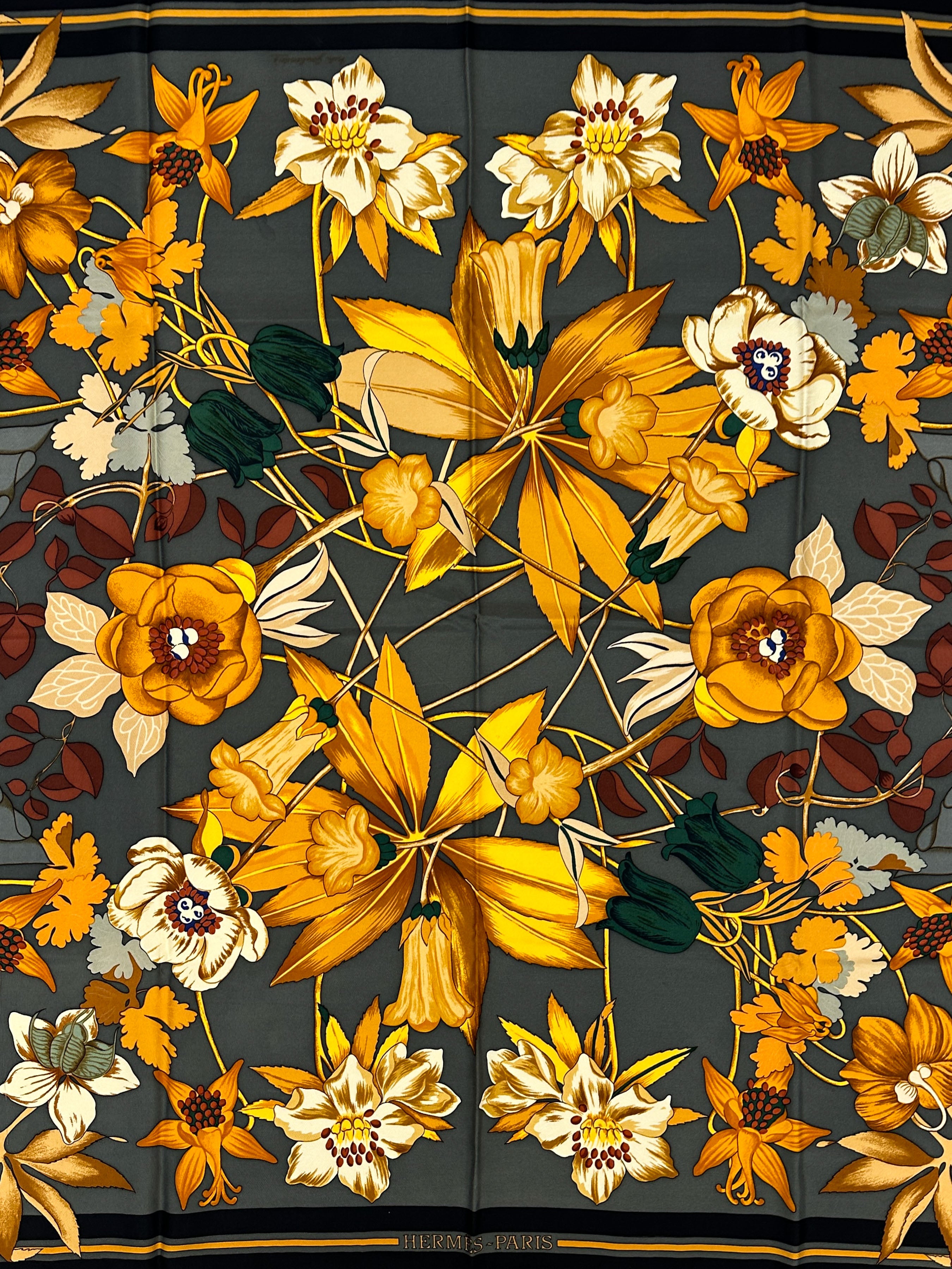 Hermès Fleurs d'Hellade 90
