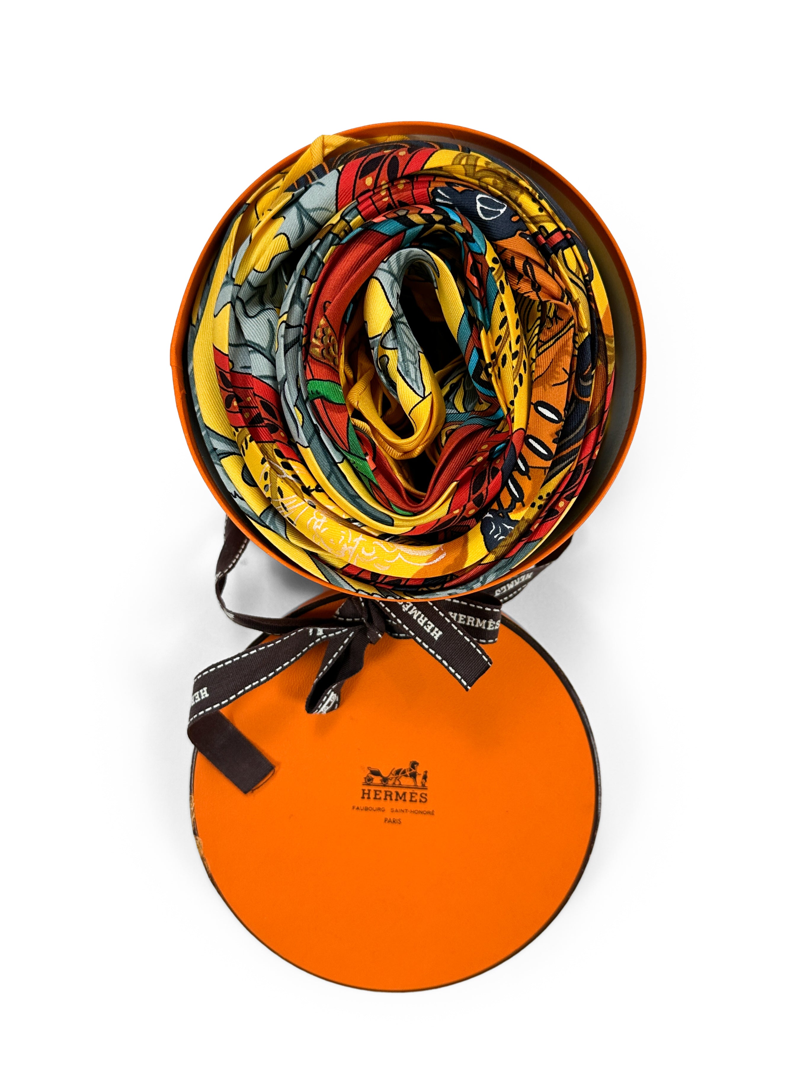 Hermès Musique des Dieux Wide Plissé 90