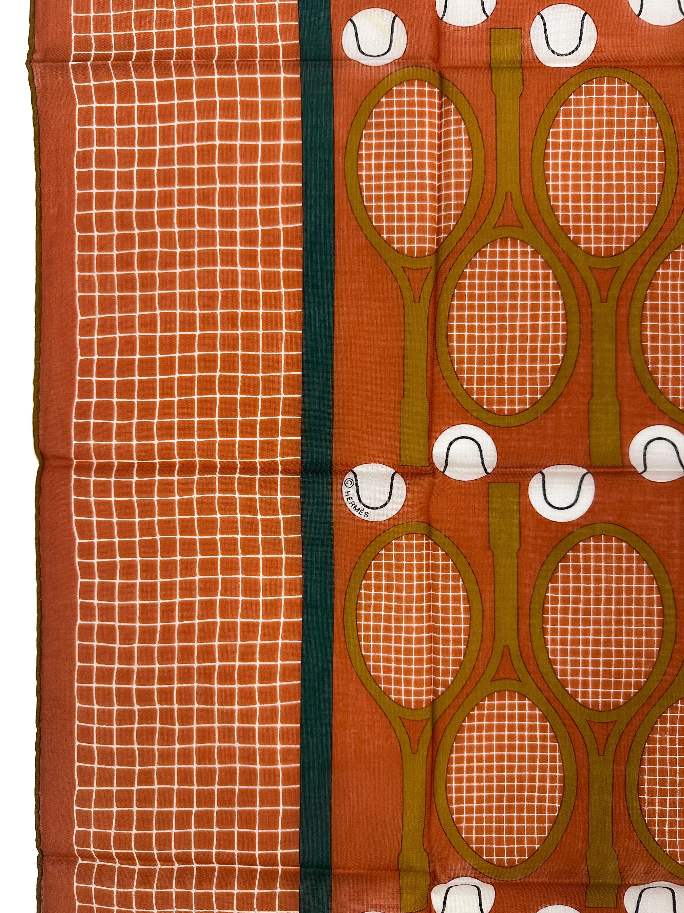Hermès Special Edition Lacoste Tennis Charm Cotton 70