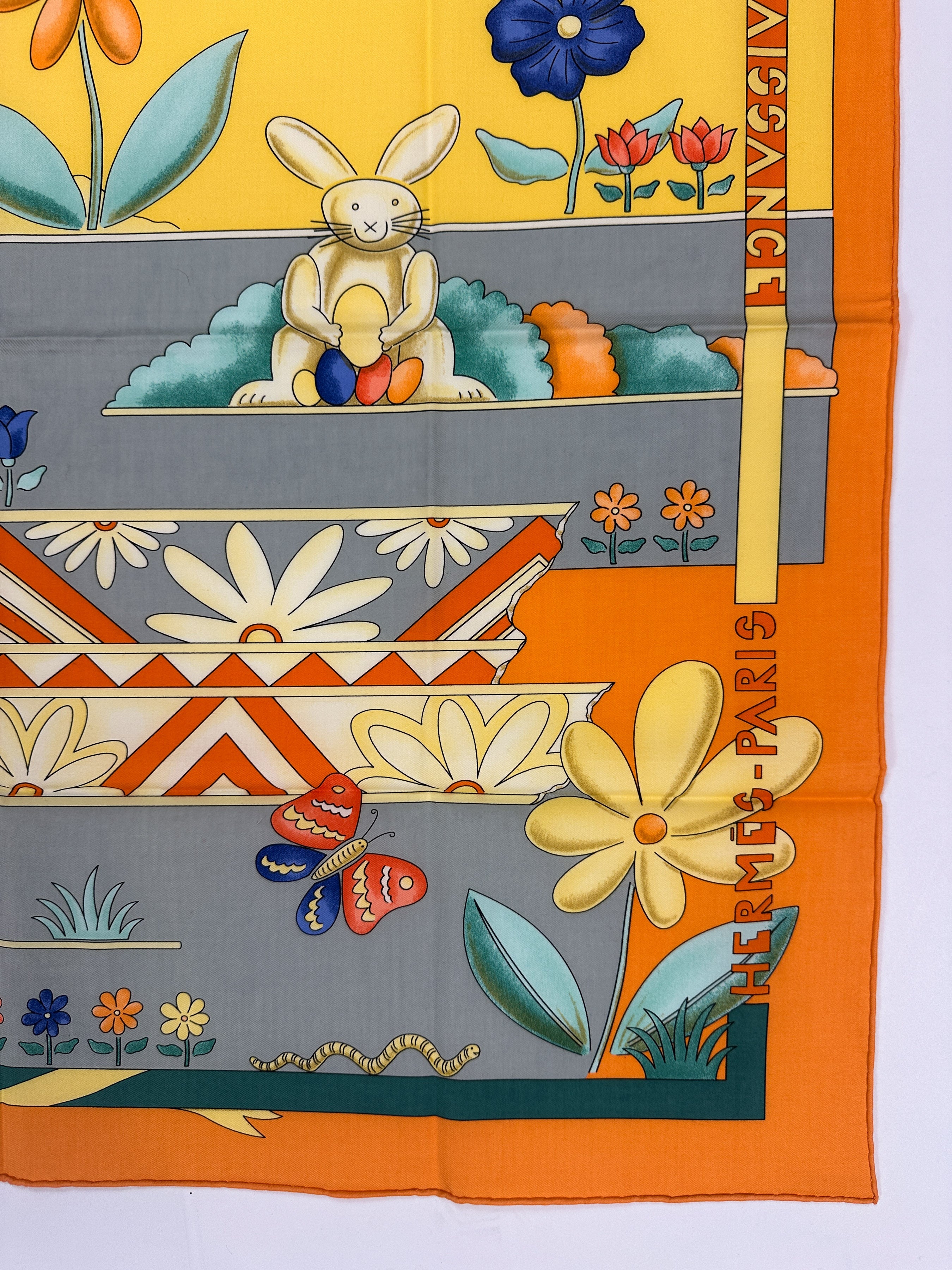 Hermès Les Printemps Cotton 70