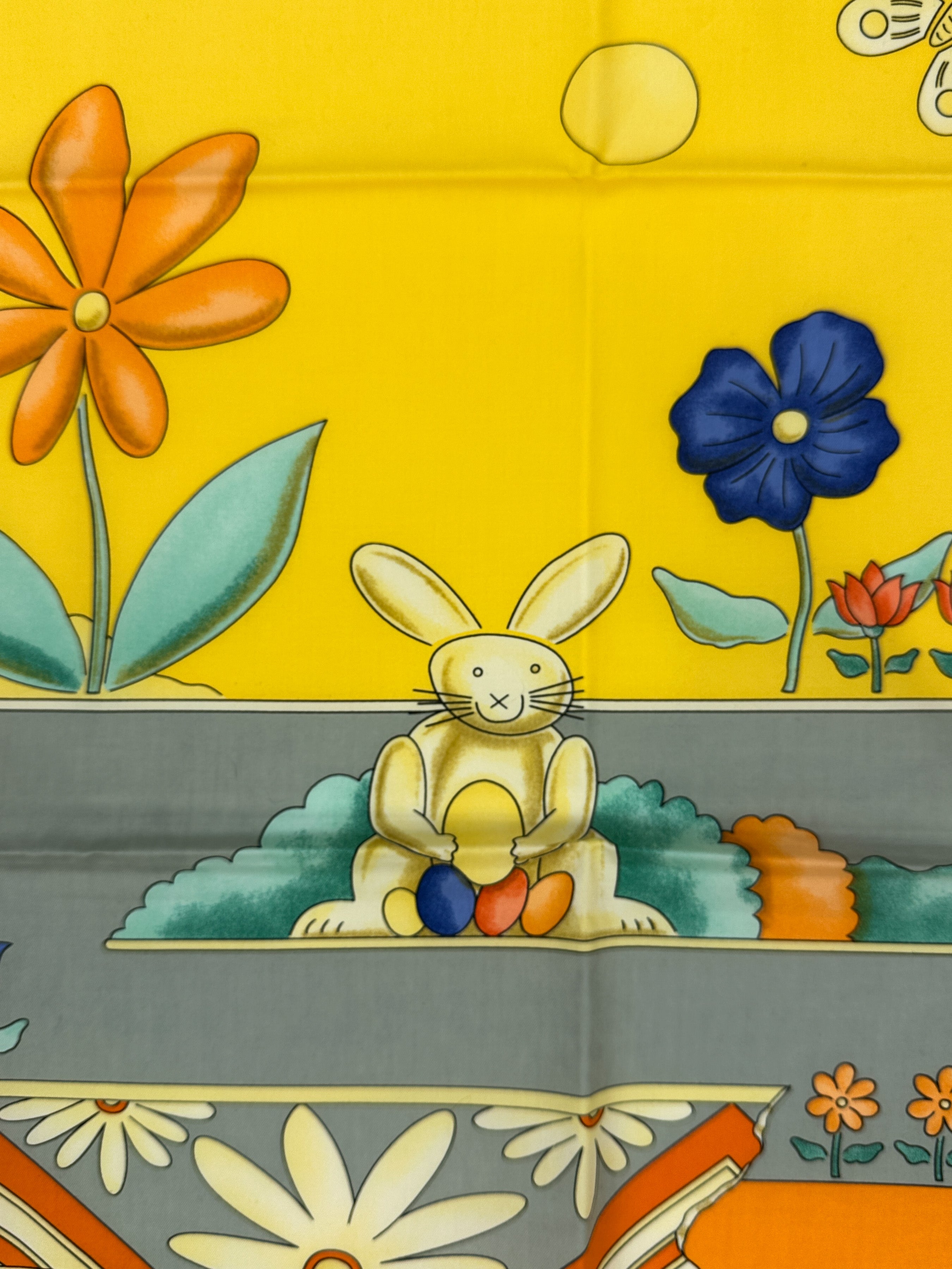 Hermès Les Printemps Cotton 70