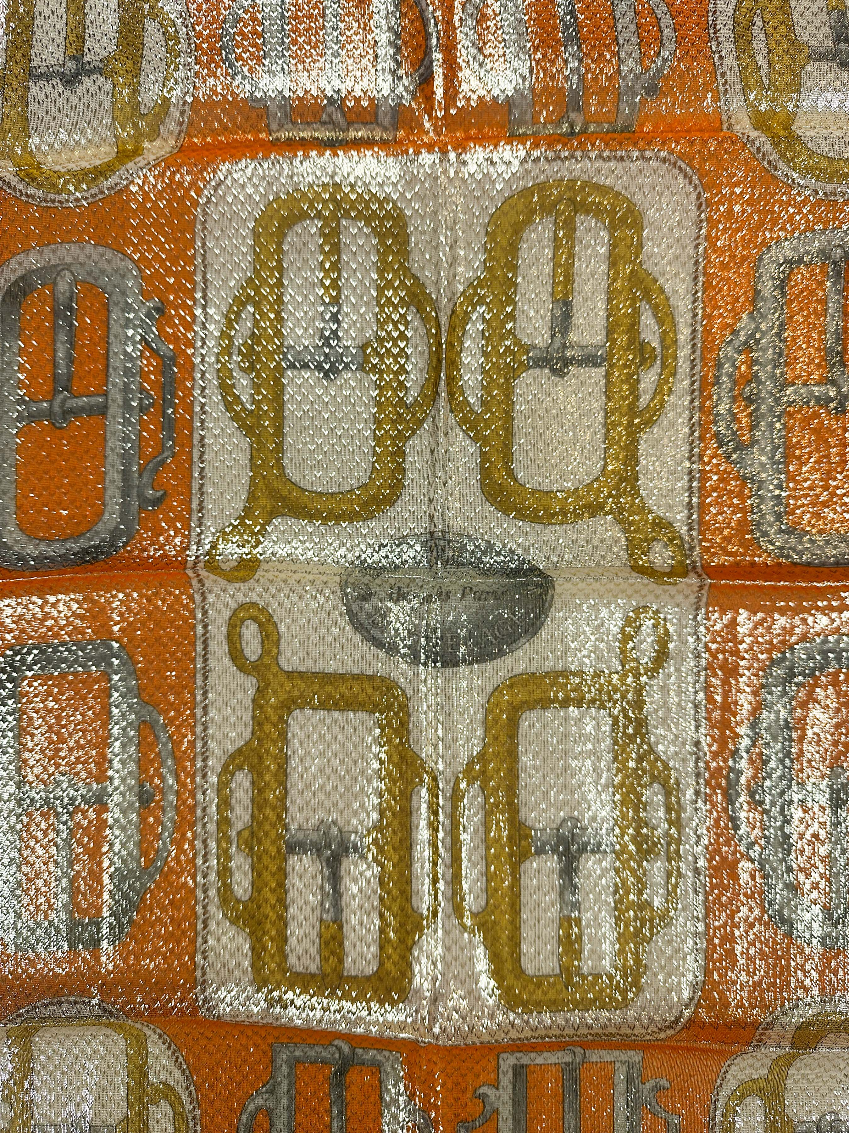 Hermès Bouclerie d'Attelage Glitter 70