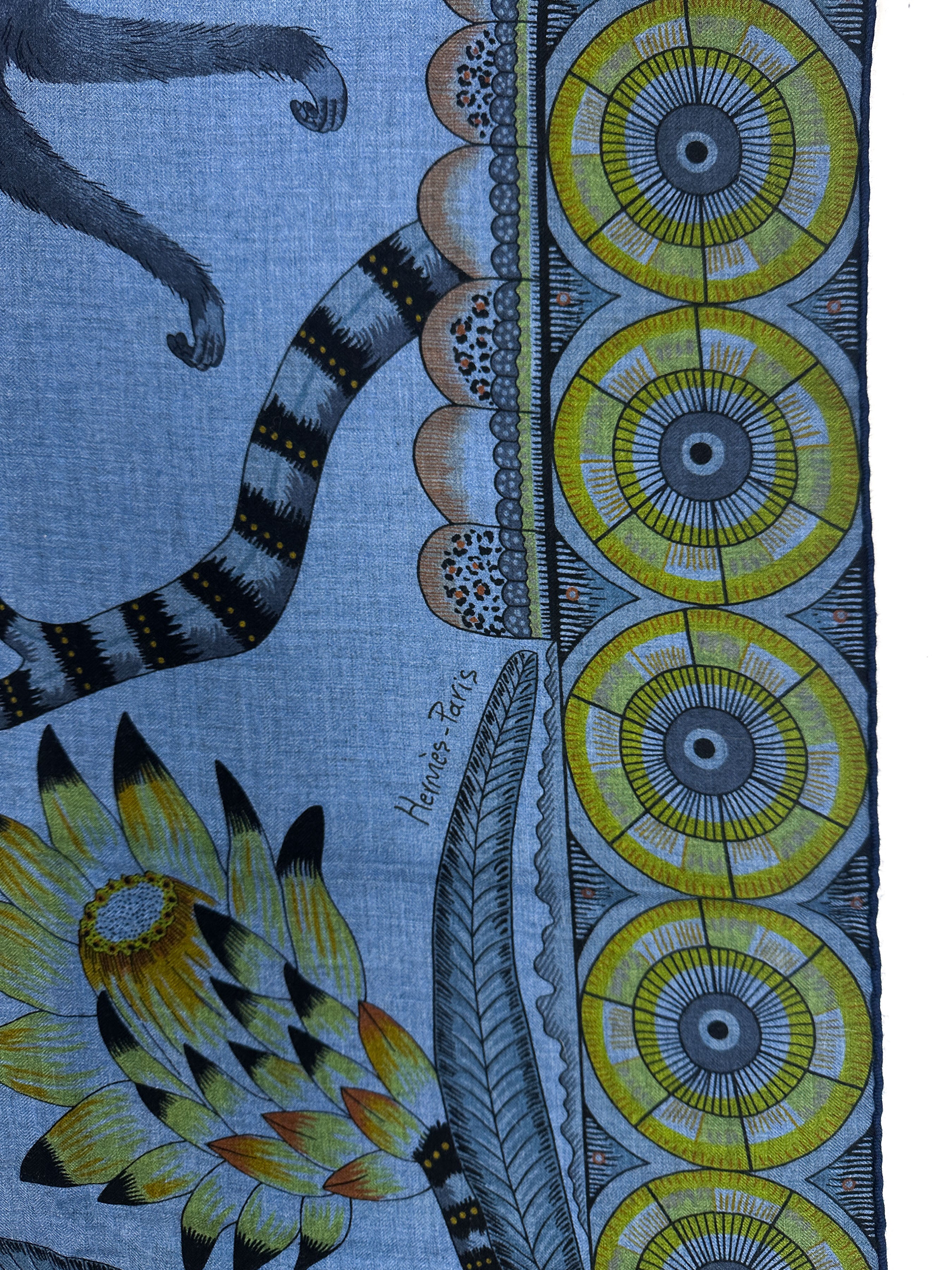 Hermès The Savana Dance Cashmere Silk 140