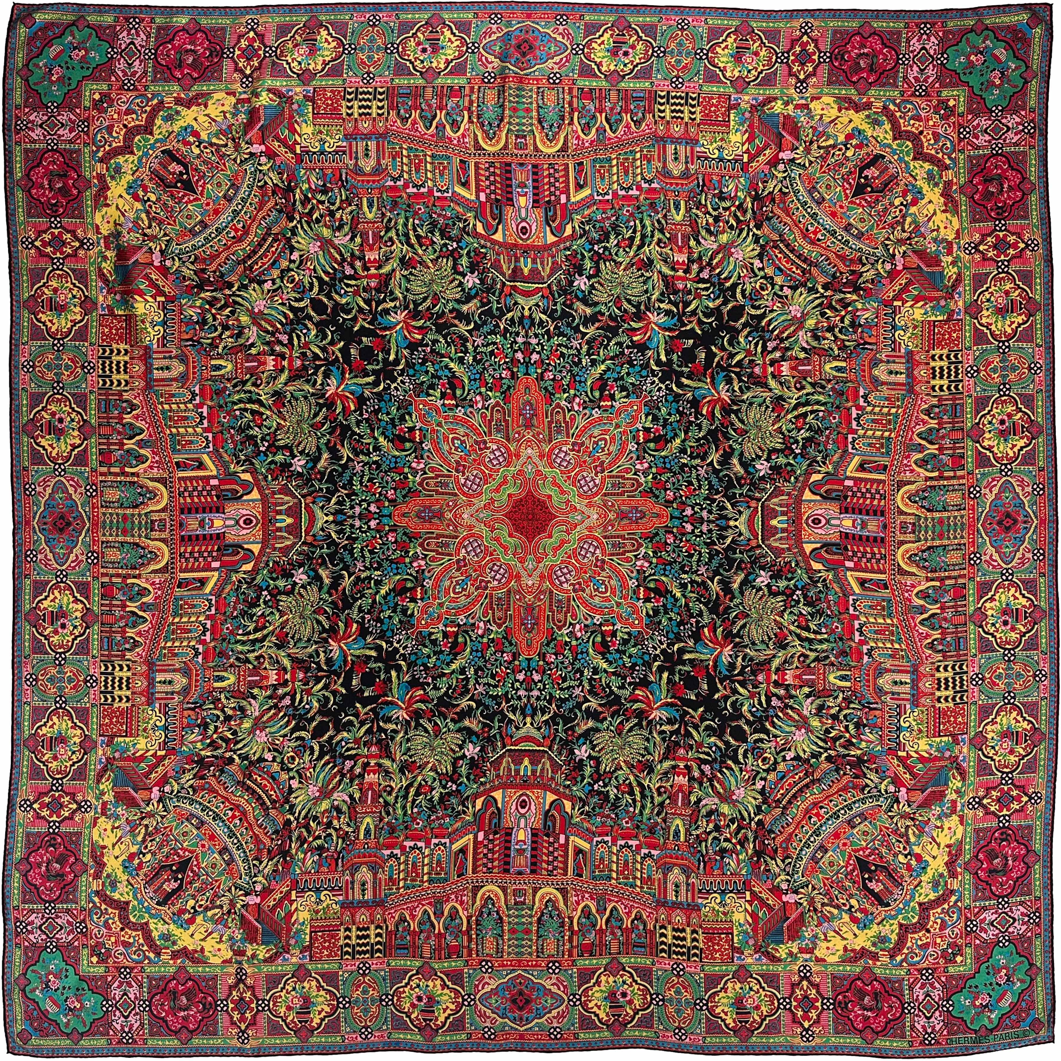 Hermès Persian Paisley Silk 130