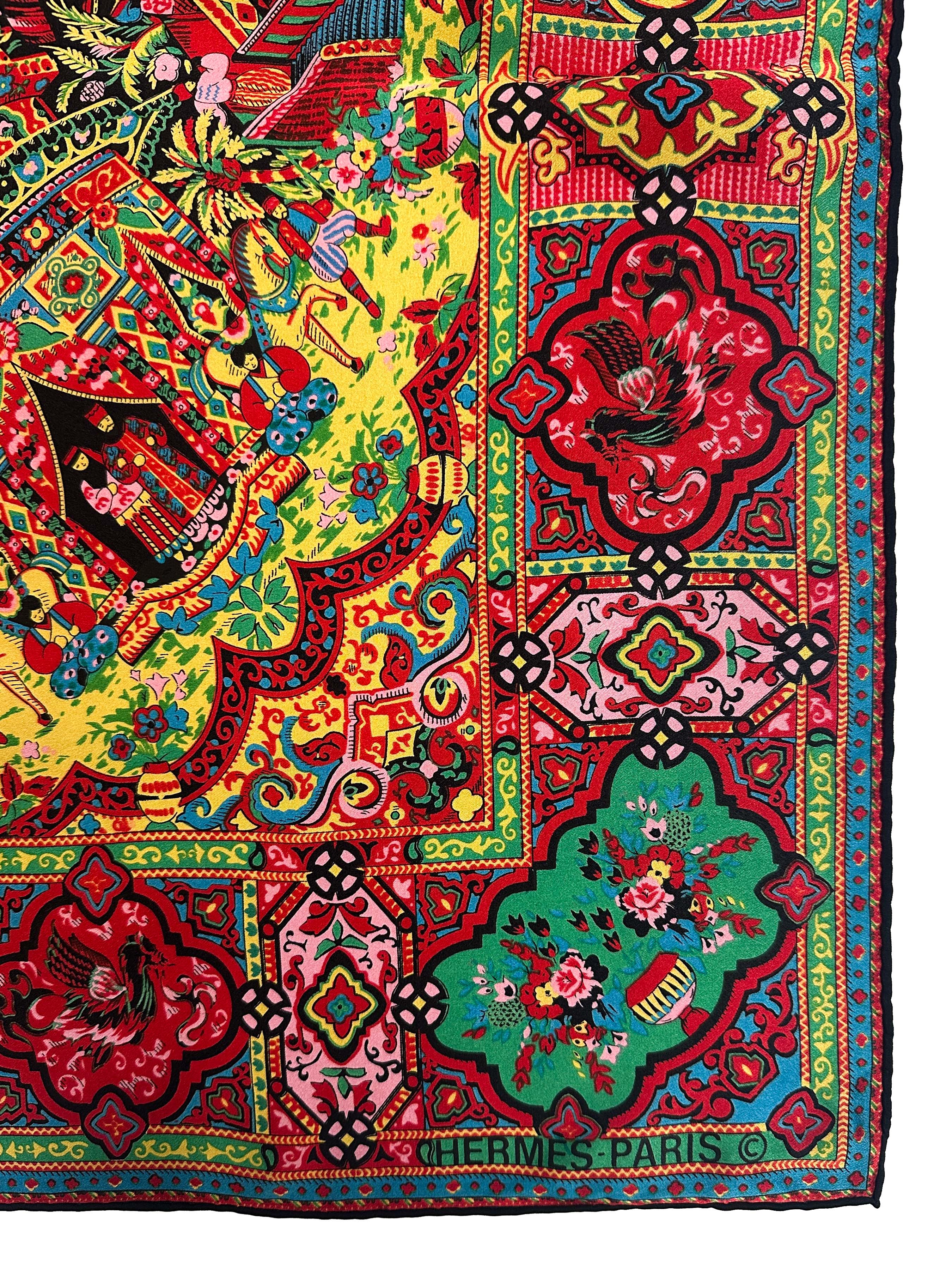 Hermès Persian Paisley Silk 130