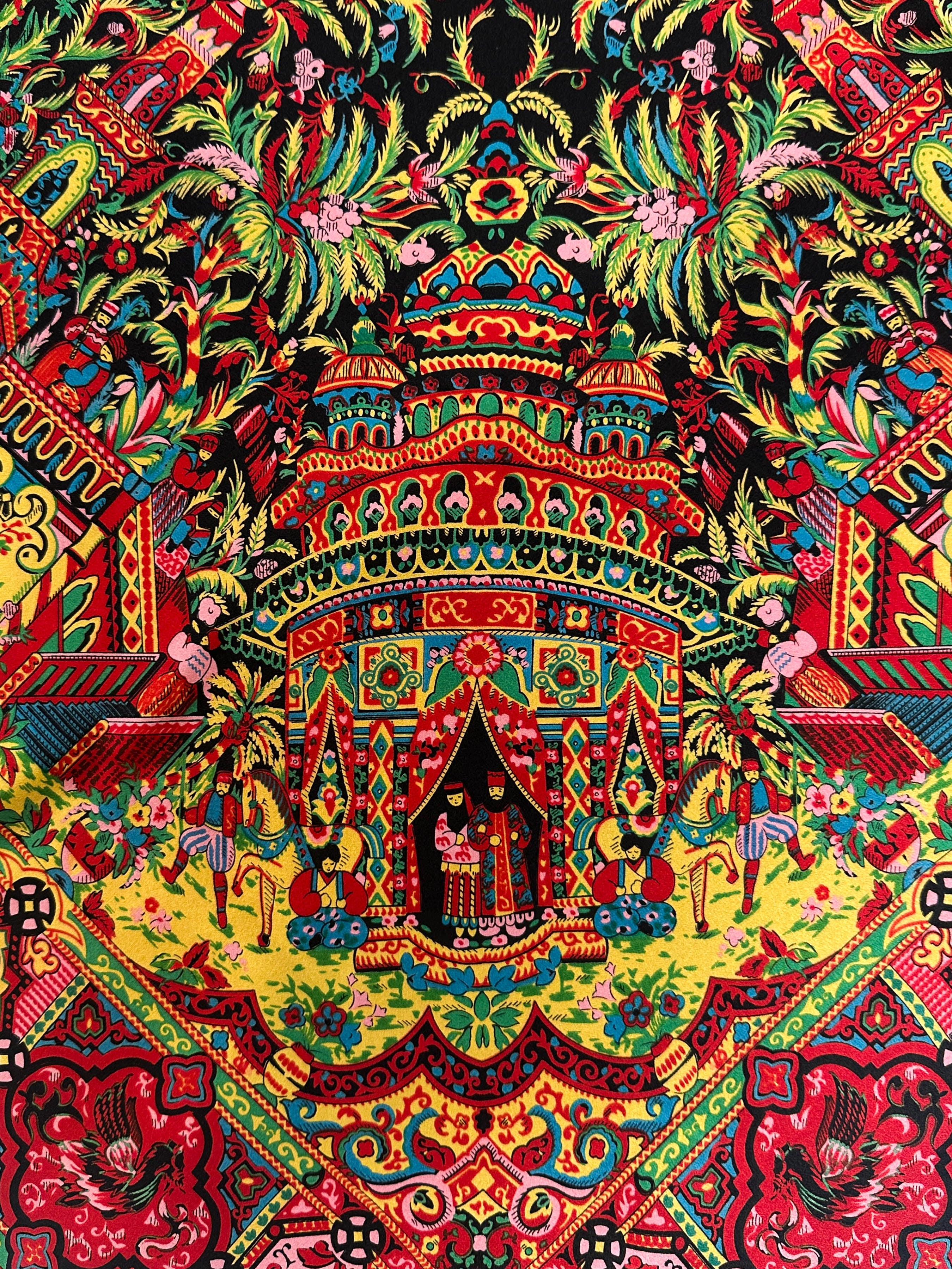 Hermès Persian Paisley Silk 130